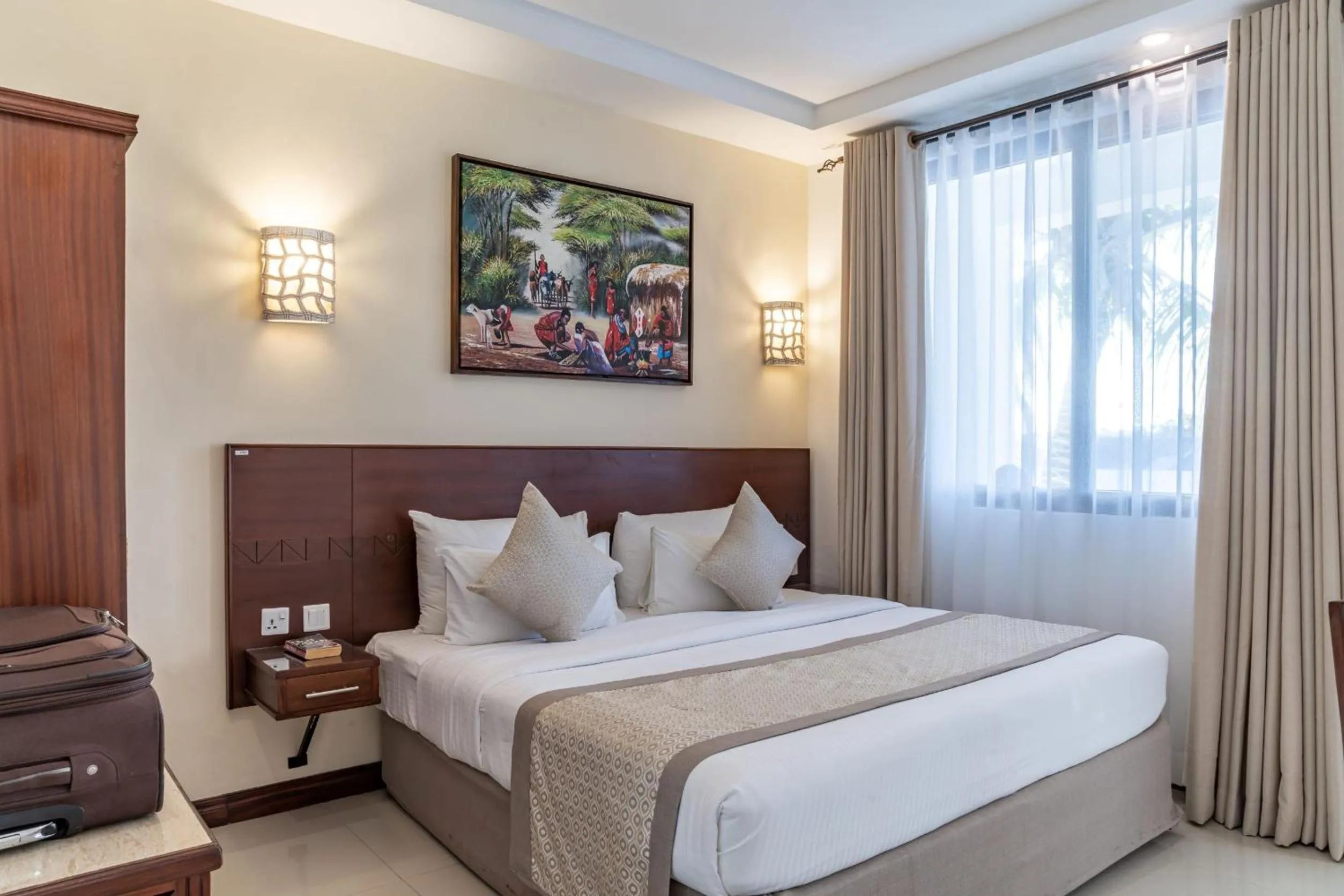 Photo of the whole room, Bed in PrideInn Hotel Diani