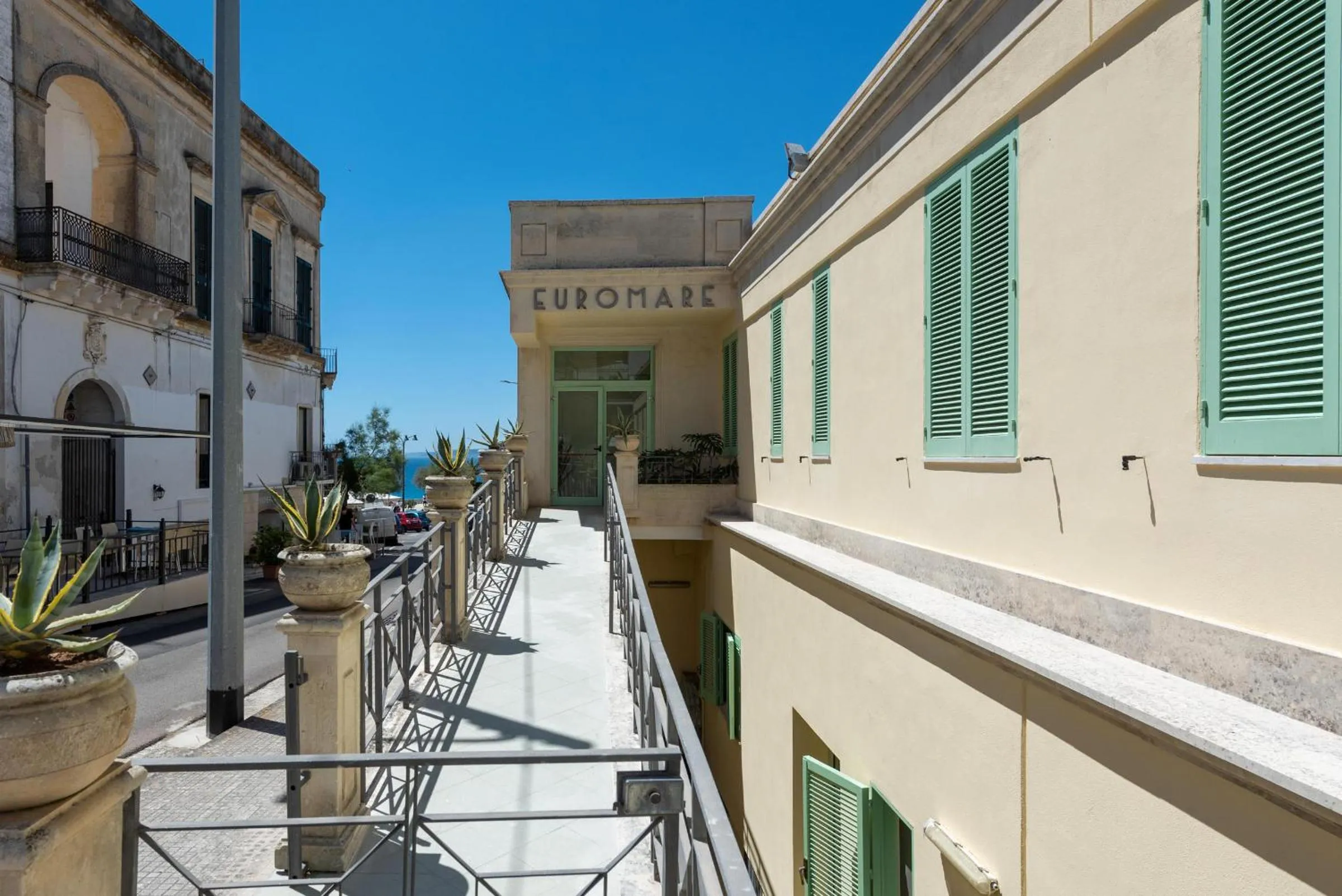 Facade/entrance in Hotel Euromare