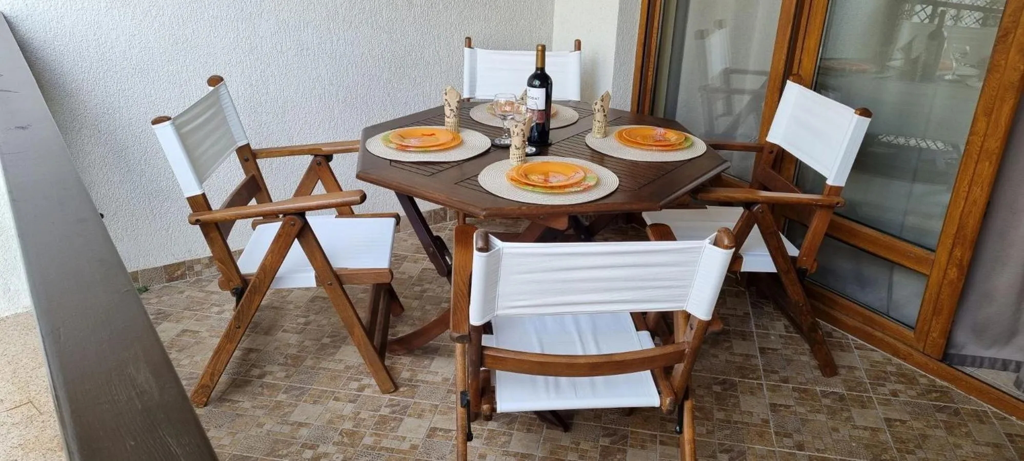 Seating area in Santa Marina Holiday Village - Blue Magic