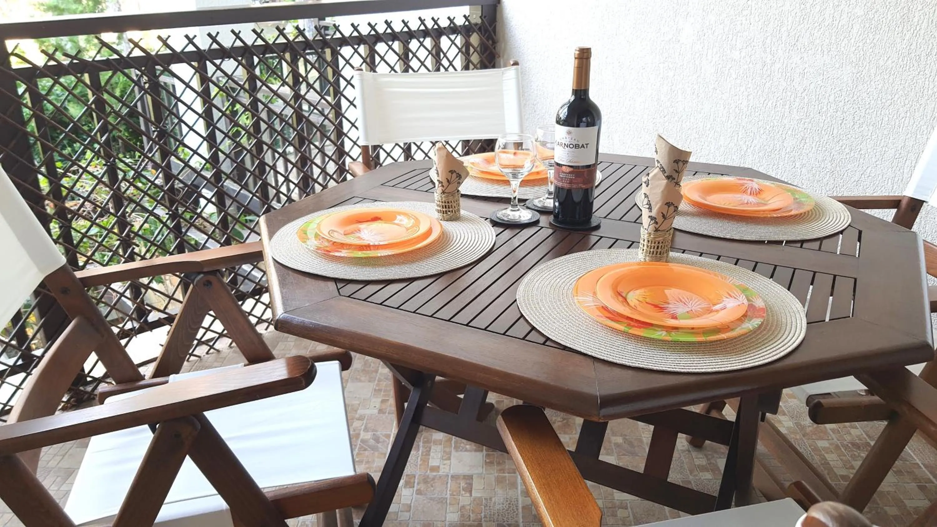 Balcony/Terrace in Santa Marina Holiday Village - Blue Magic