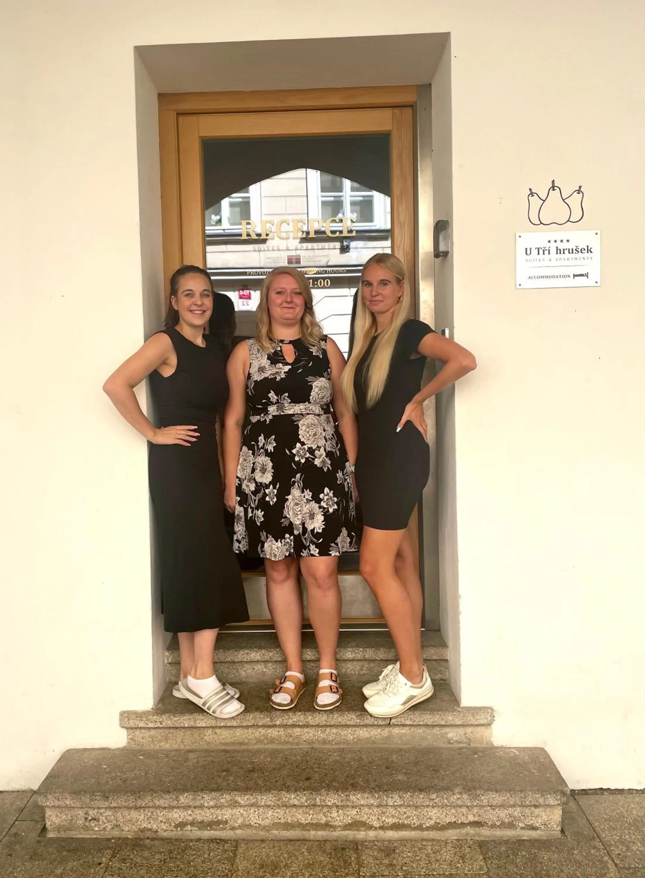 Lobby or reception in Hotel U Tří hrušek suites & apartments