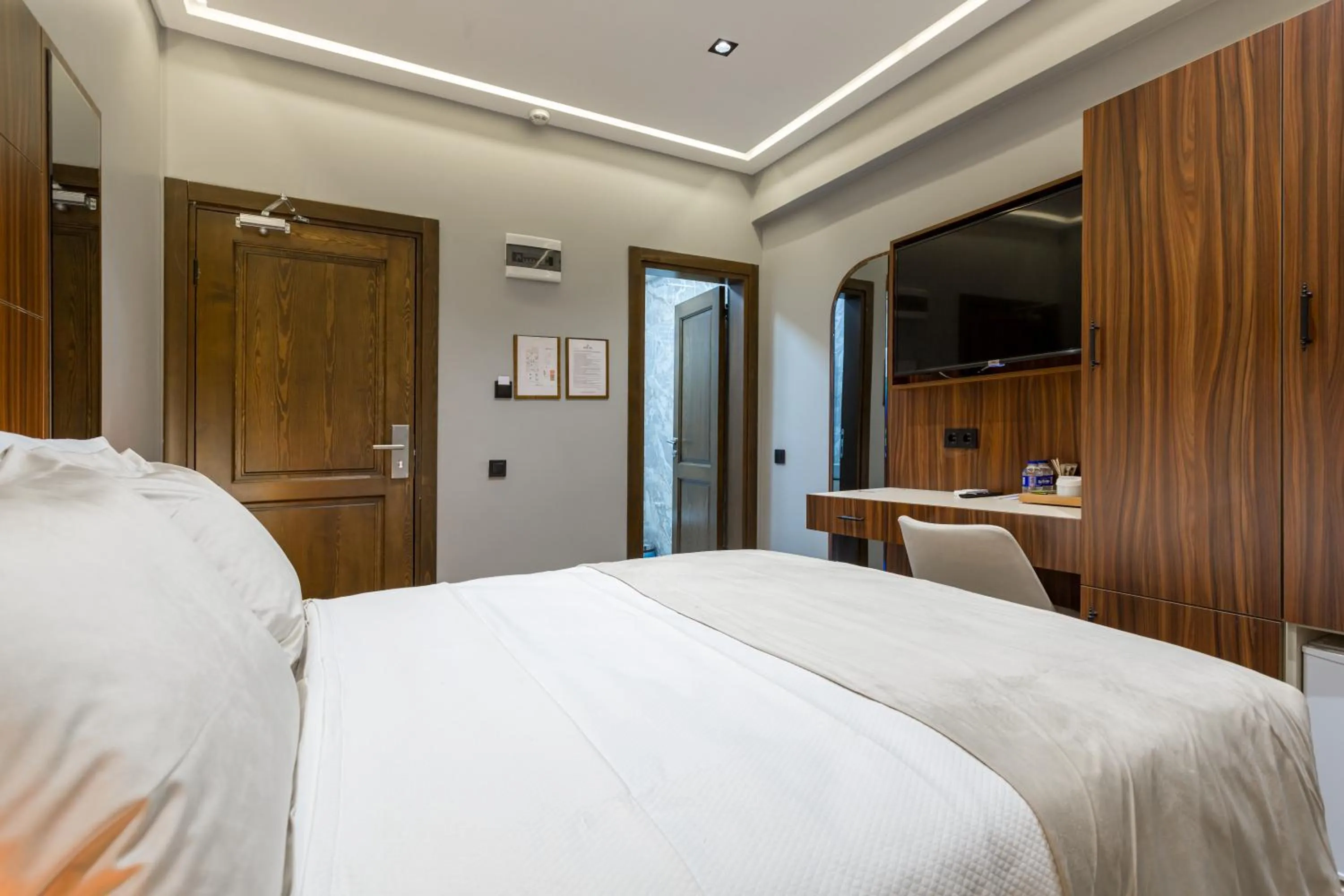 Bed in Dream Park Hotel