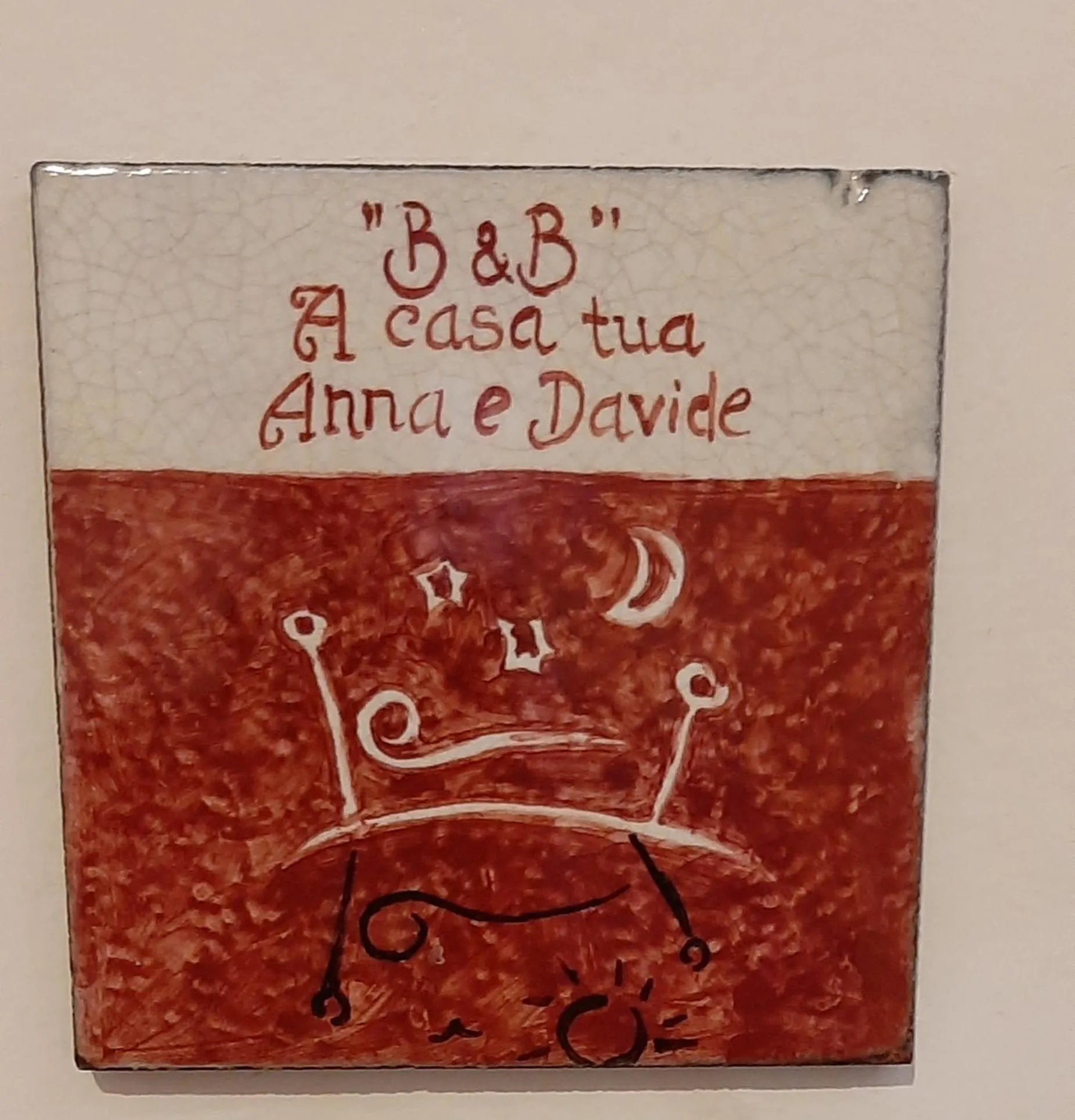 Logo/Certificate/Sign in B&B A Casa Tua