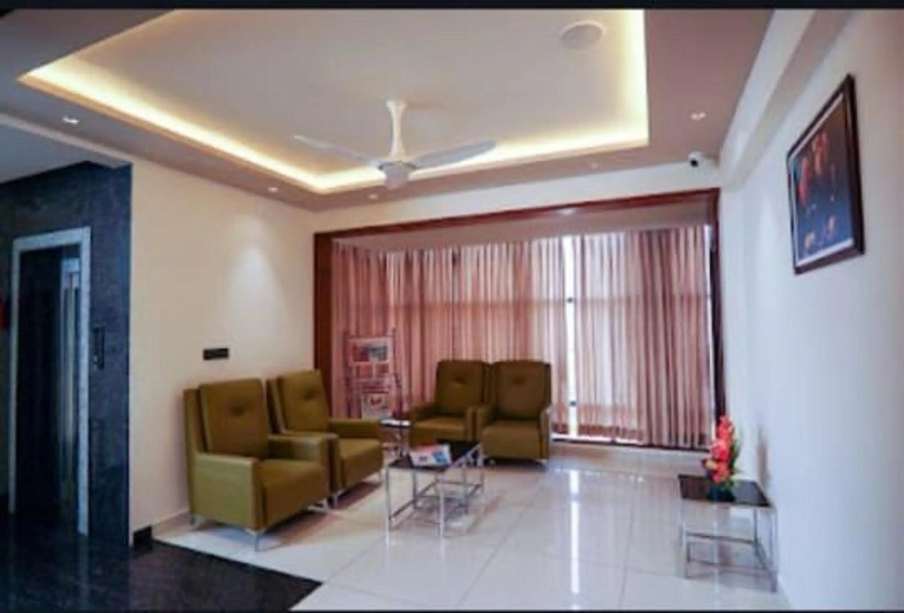 Seating area in Hotel Harigovindas Express Mysore