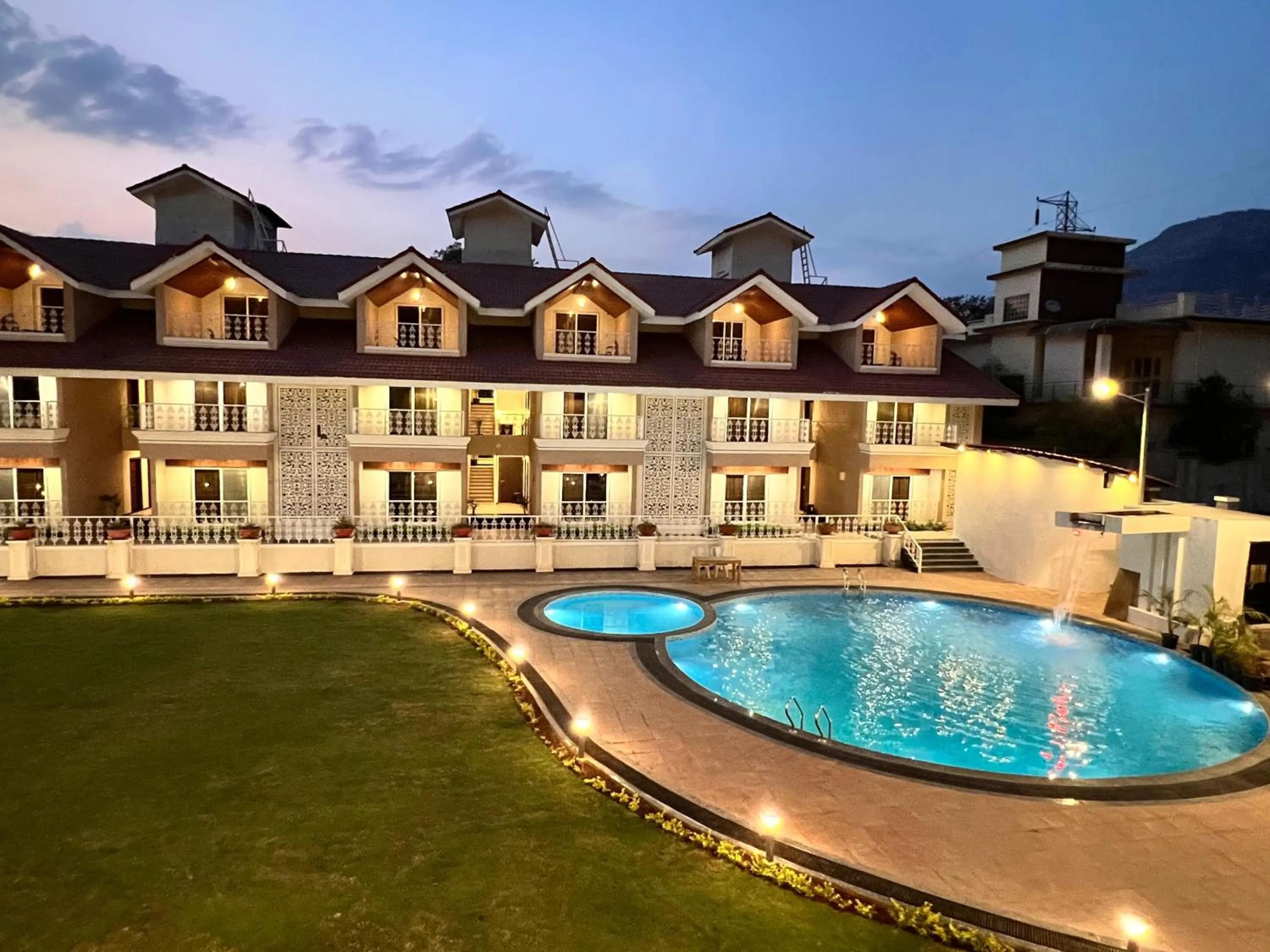 Property building in The Grand Leela Resort