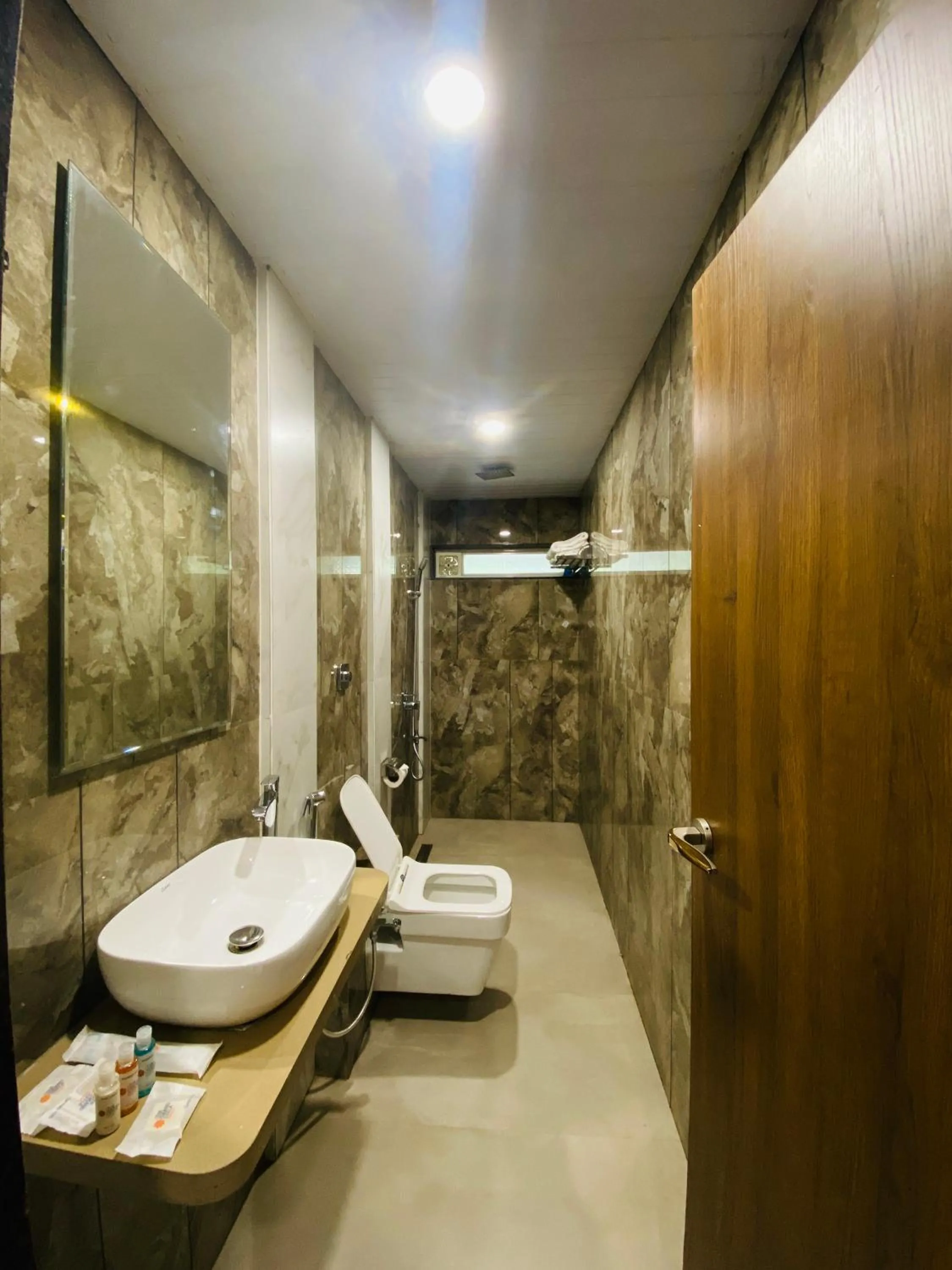 Bathroom in The Grand Leela Resort
