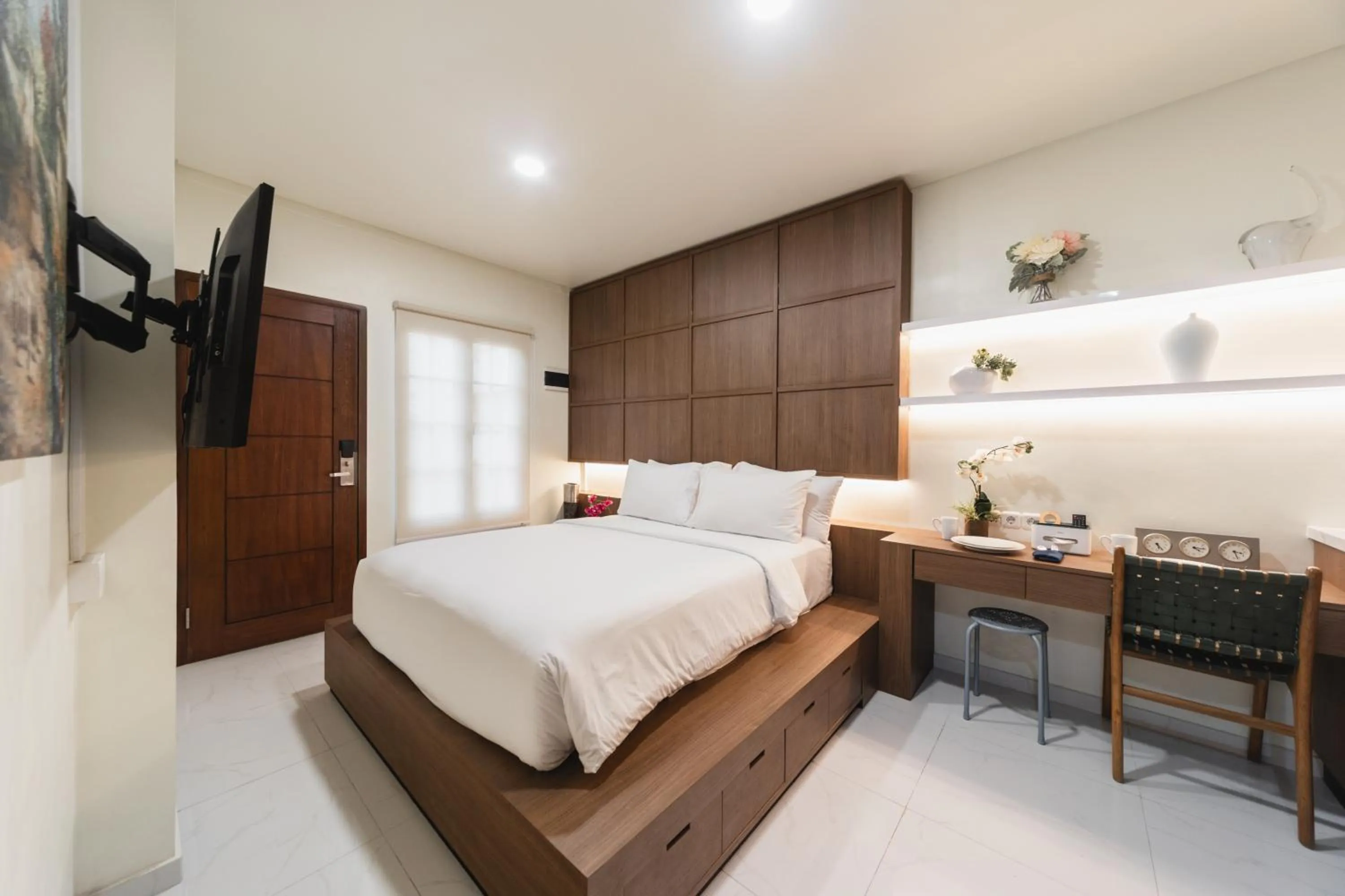 Bed in Verdant Bali Tirta Lepang