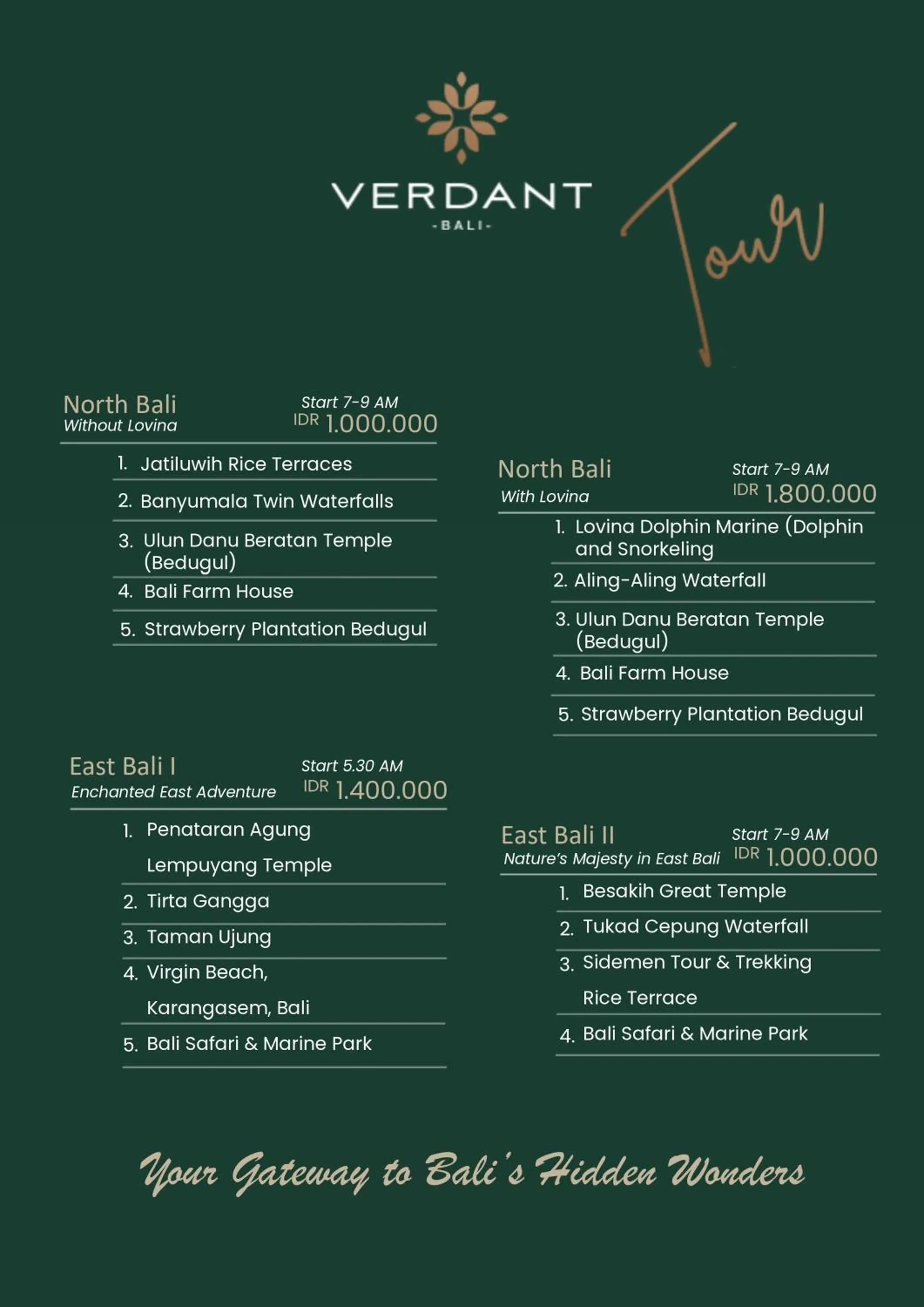 Off site in Verdant Bali Tirta Lepang