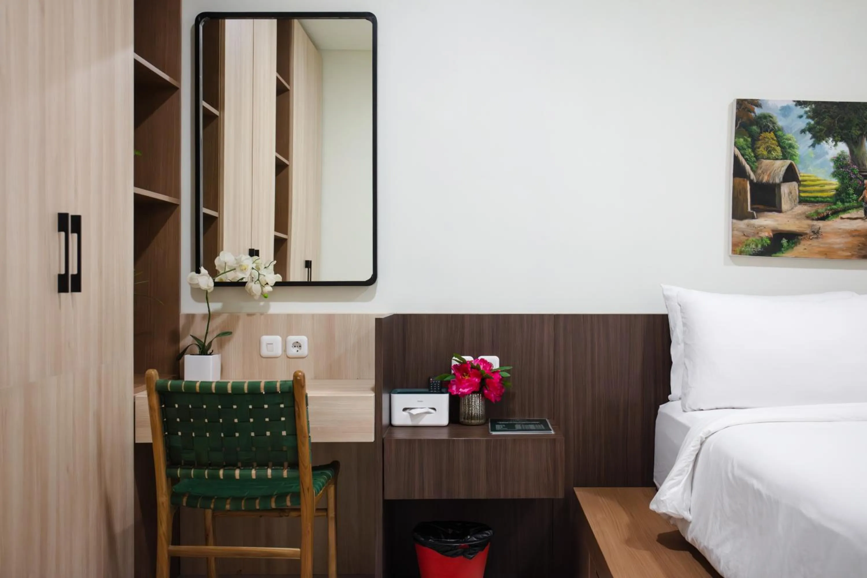 Bed in Verdant Bali Tirta Lepang