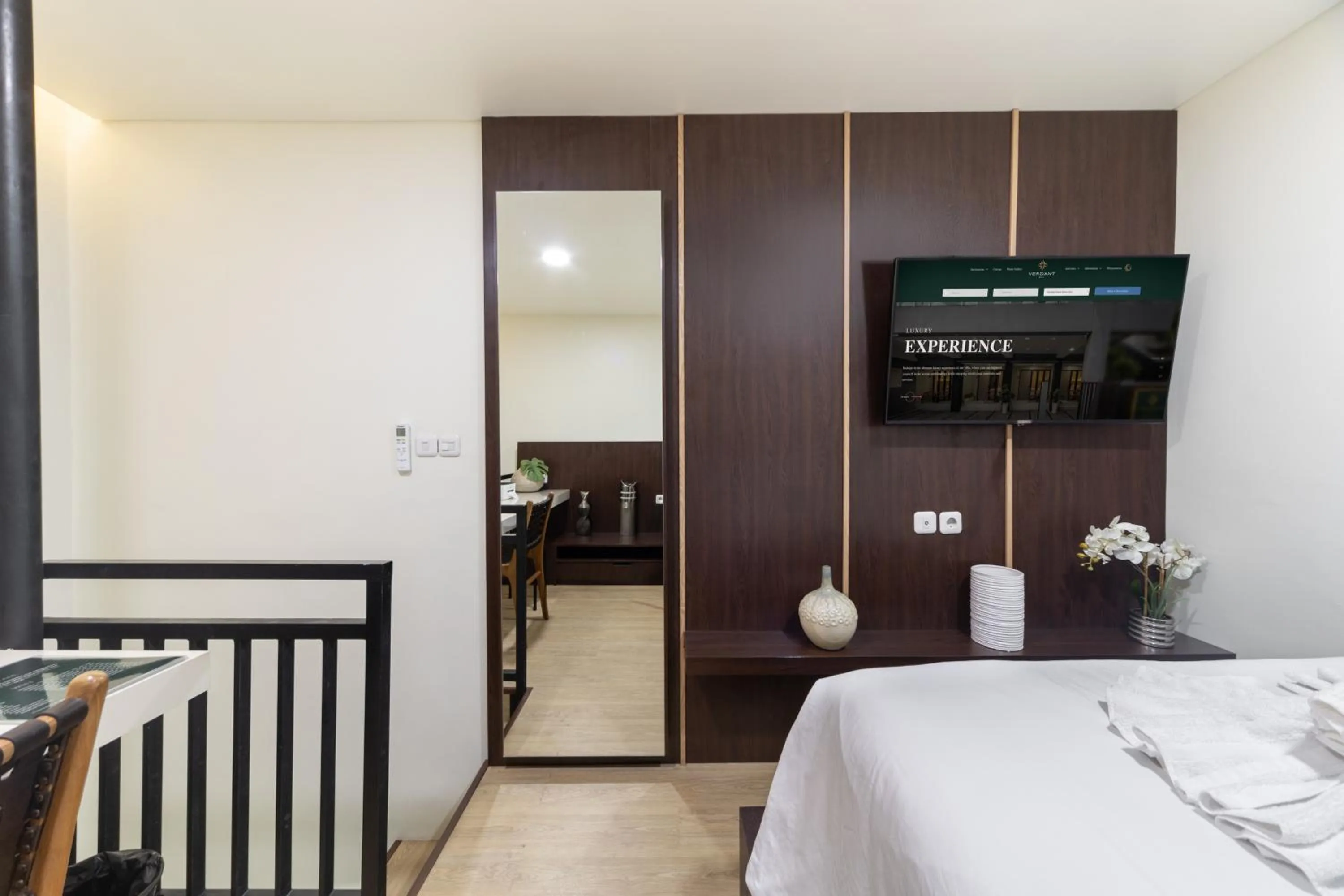 Bed in Verdant Bali Tirta Lepang