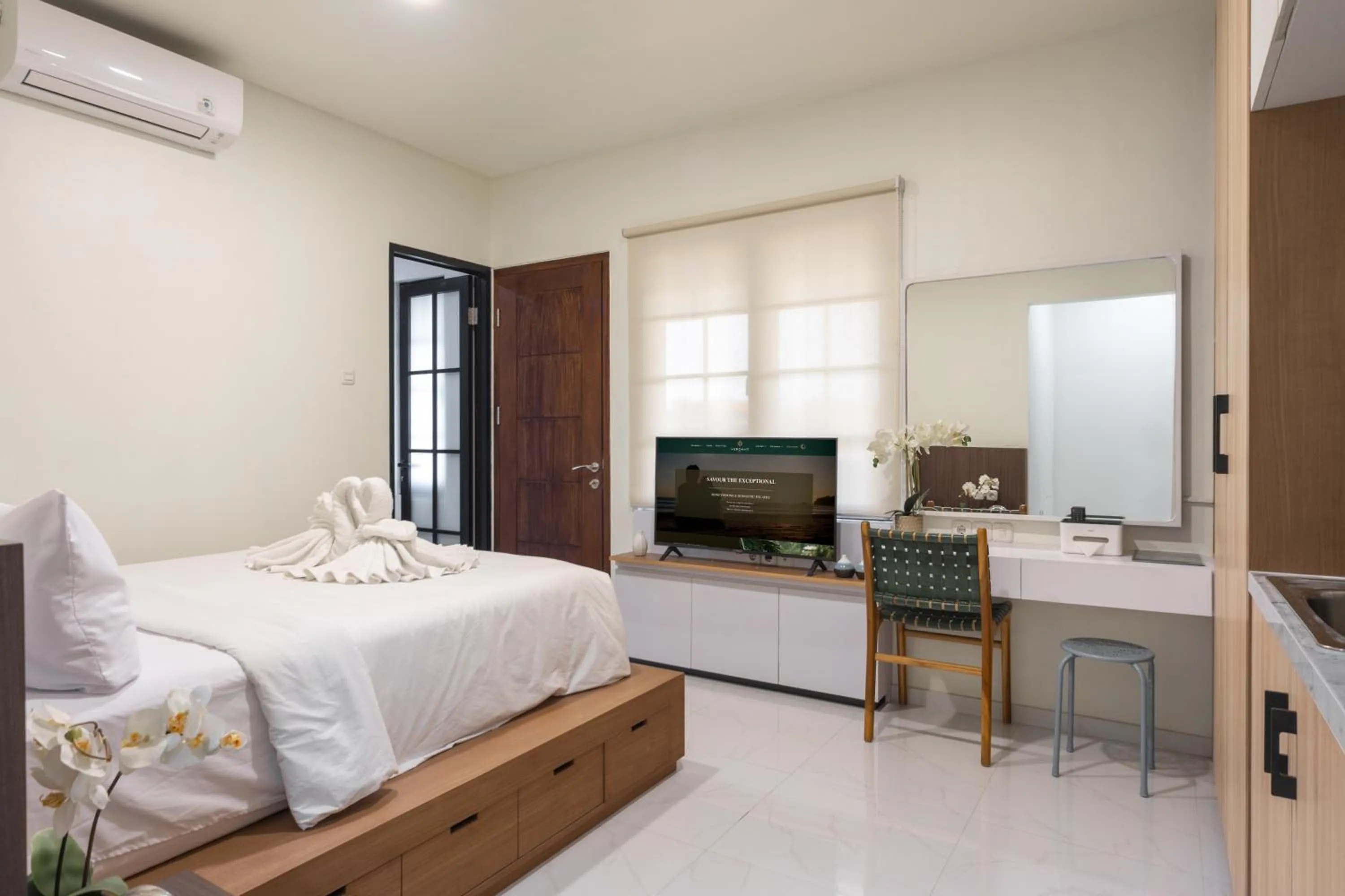 Bed in Verdant Bali Tirta Lepang