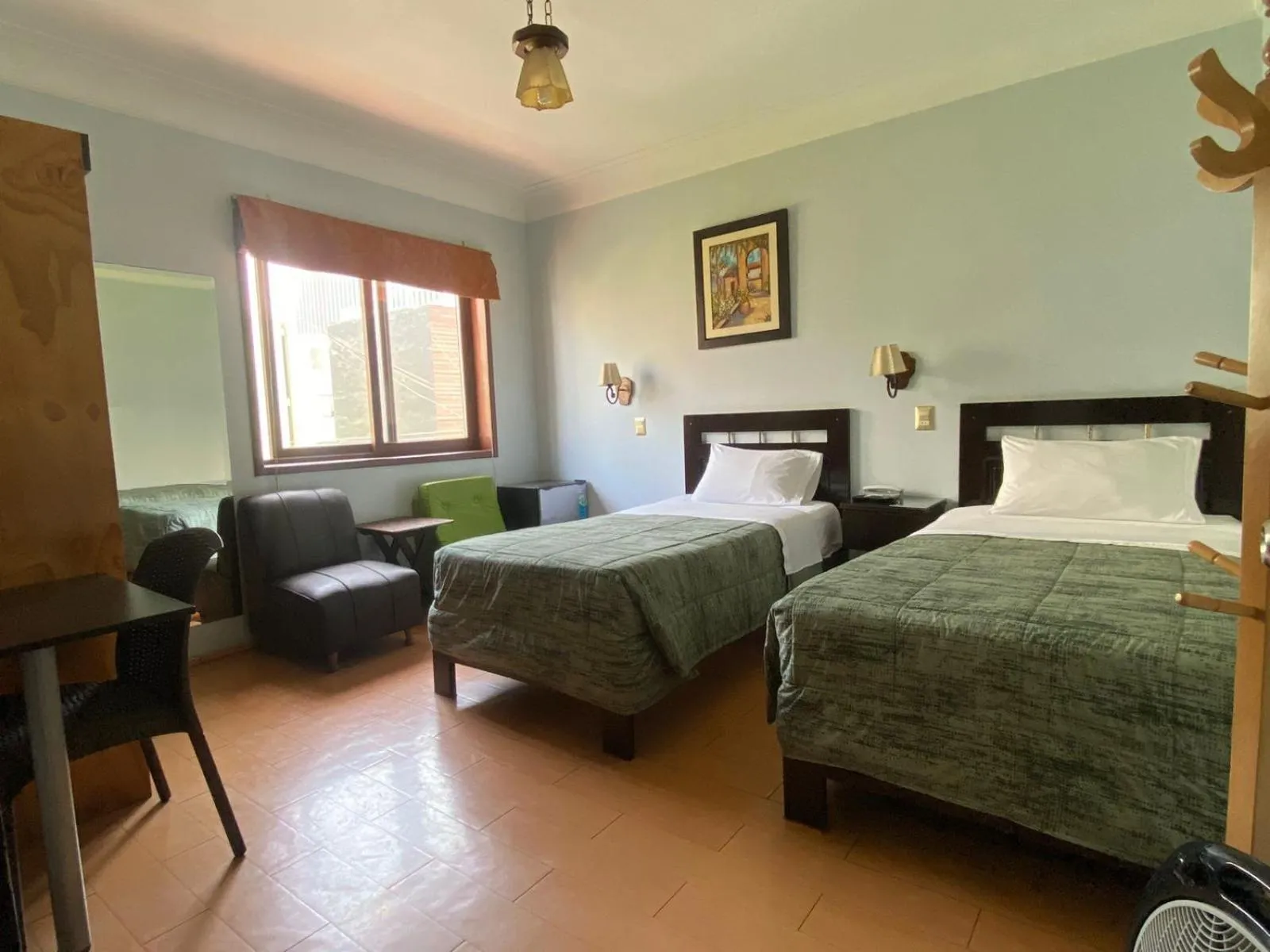 Bed in Hotel Tinkus Inn