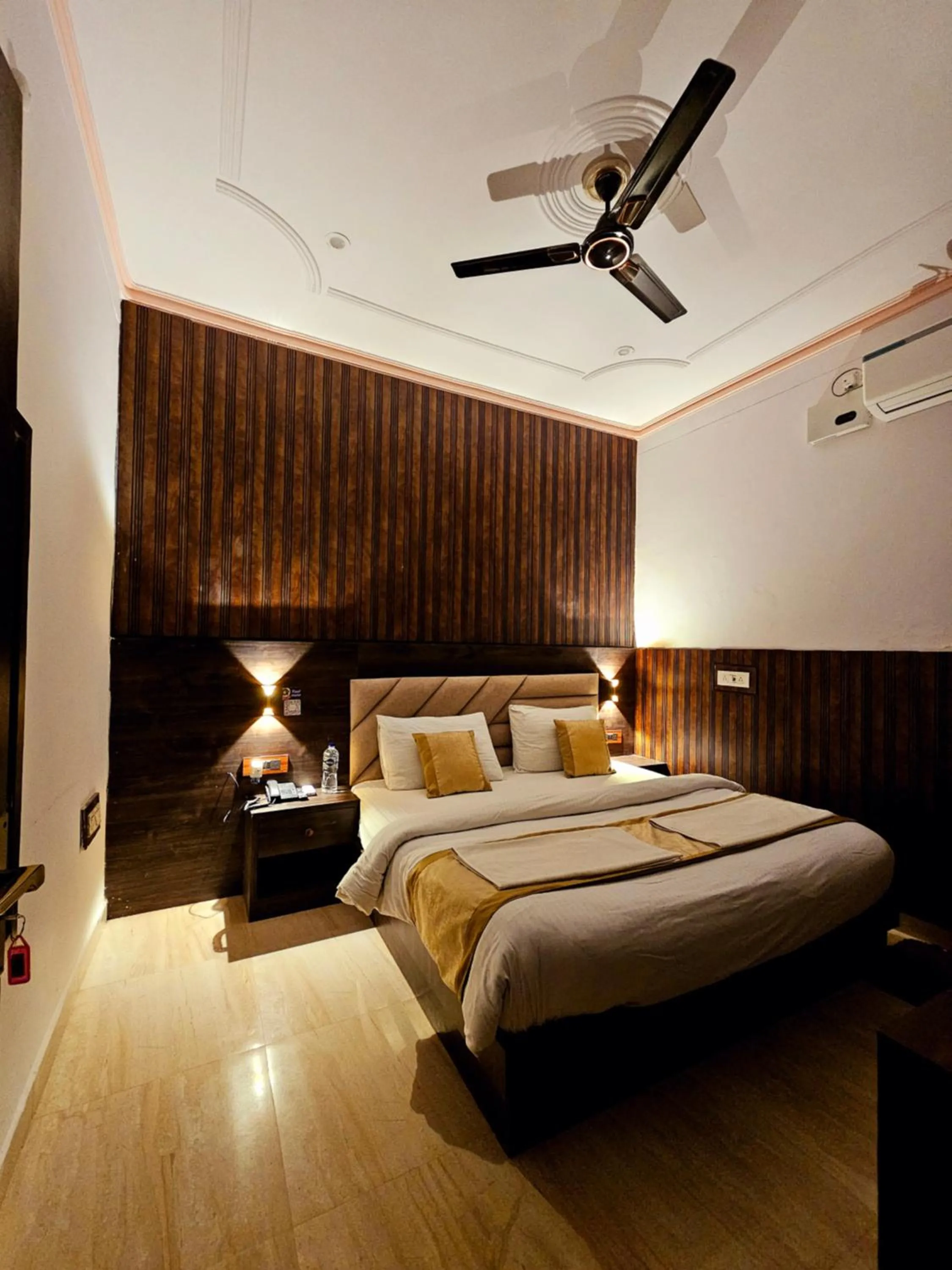 Bedroom, Bed in Shri Krishna Divine Dham