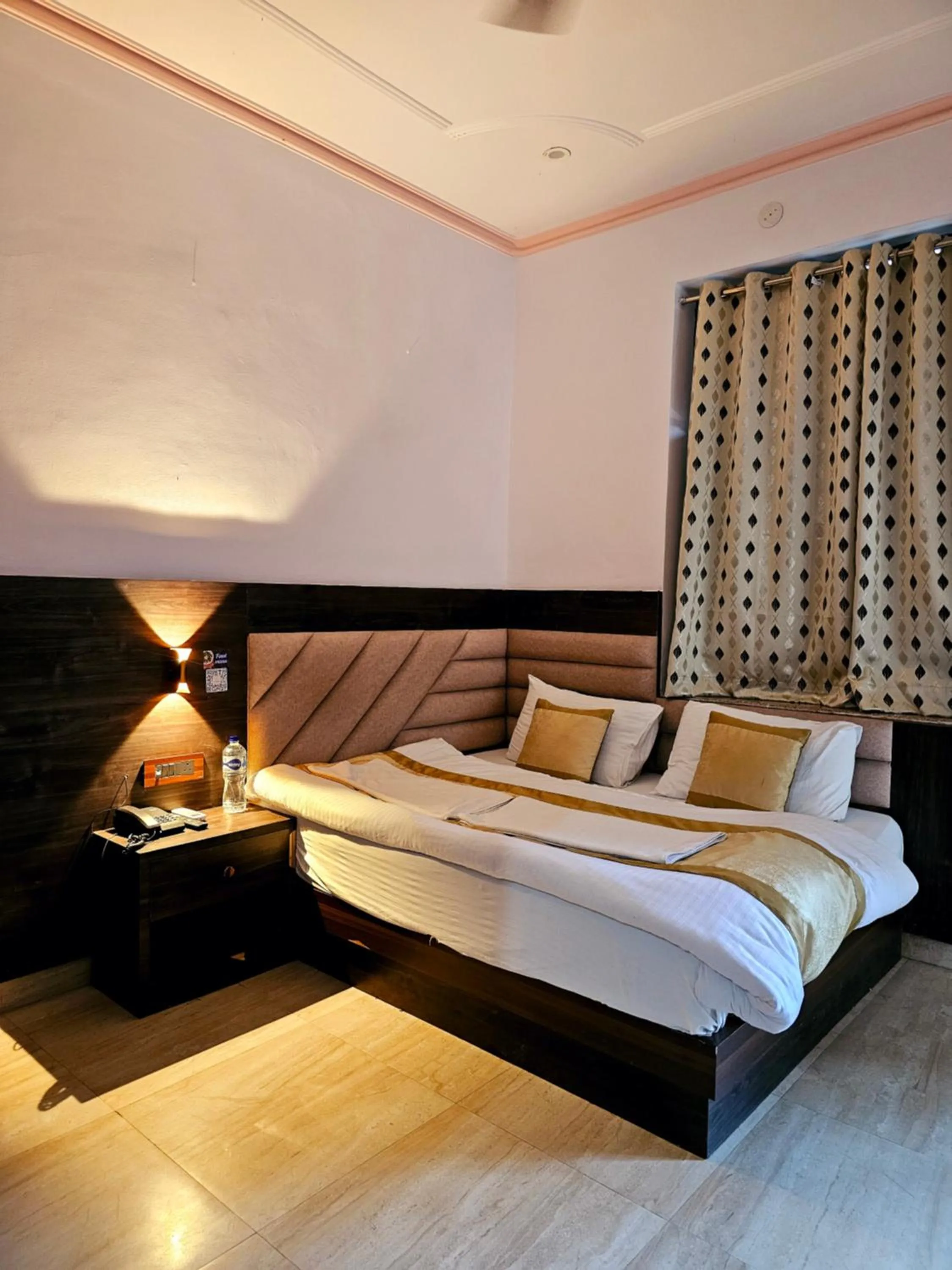 Bed in Shri Krishna Divine Dham