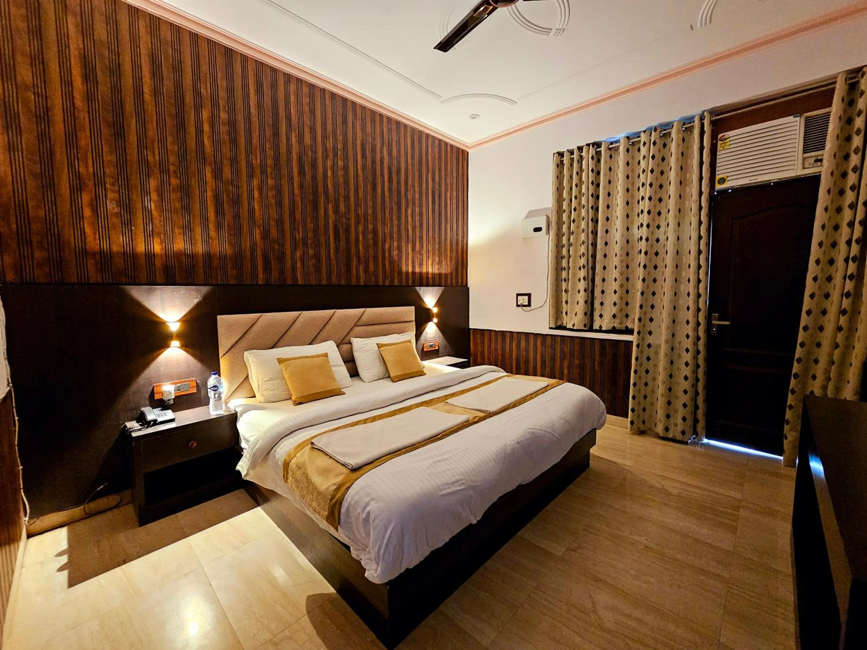 Bed in Shri Krishna Divine Dham