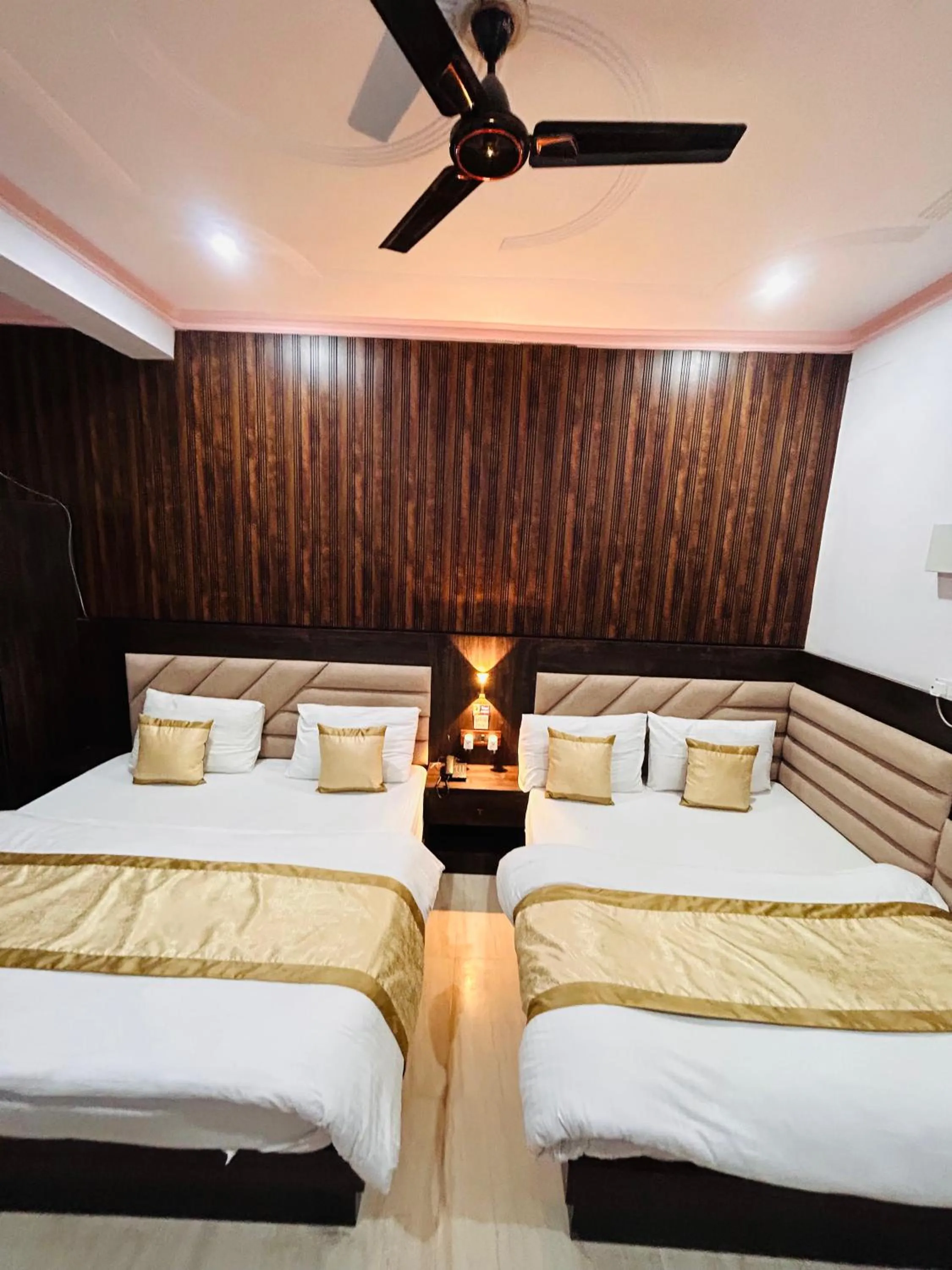 Bed in Shri Krishna Divine Dham