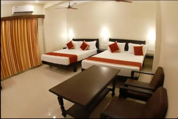 Bedroom, Bed in Hotel Sri Devi