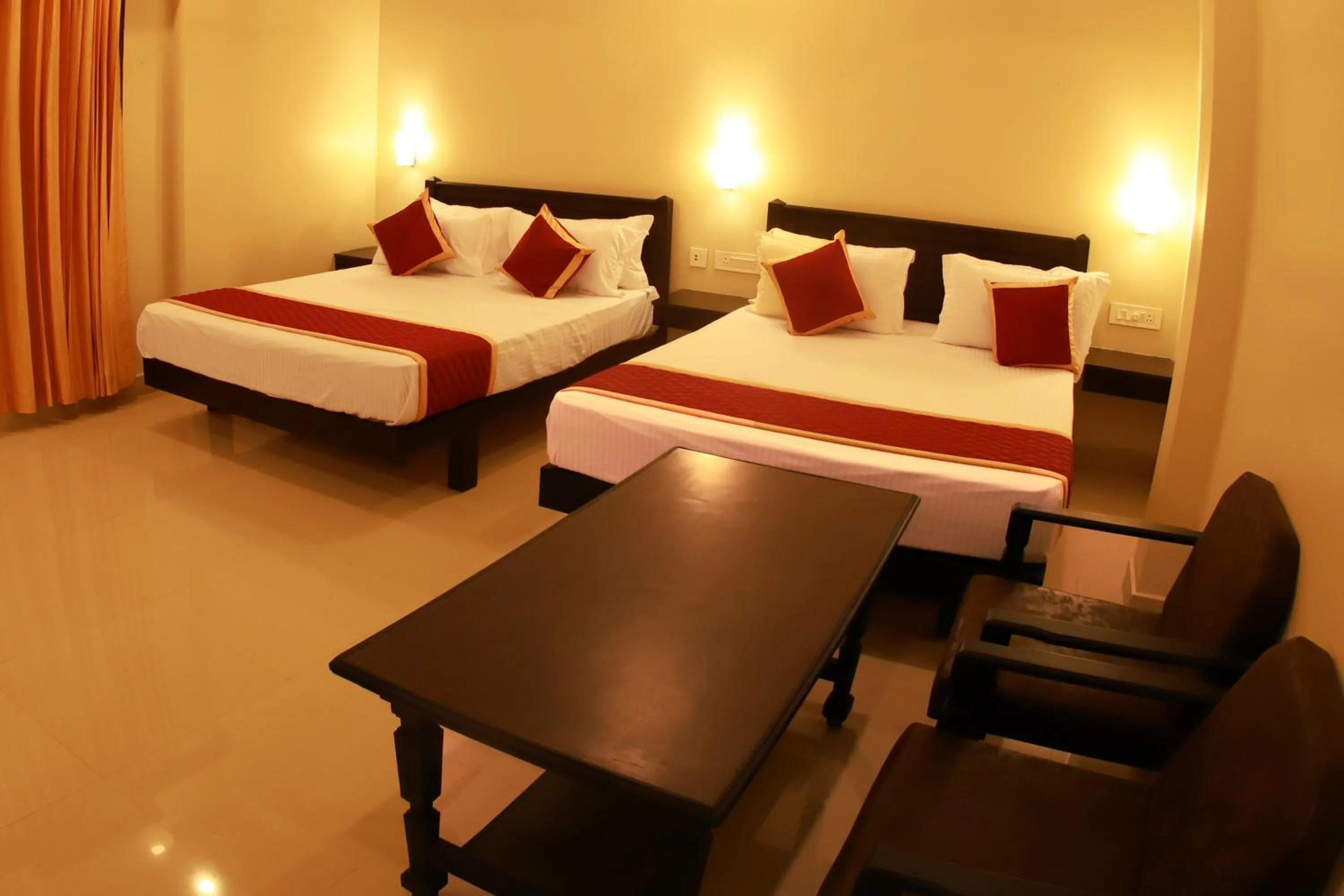 Bedroom, Bed in Hotel Sri Devi