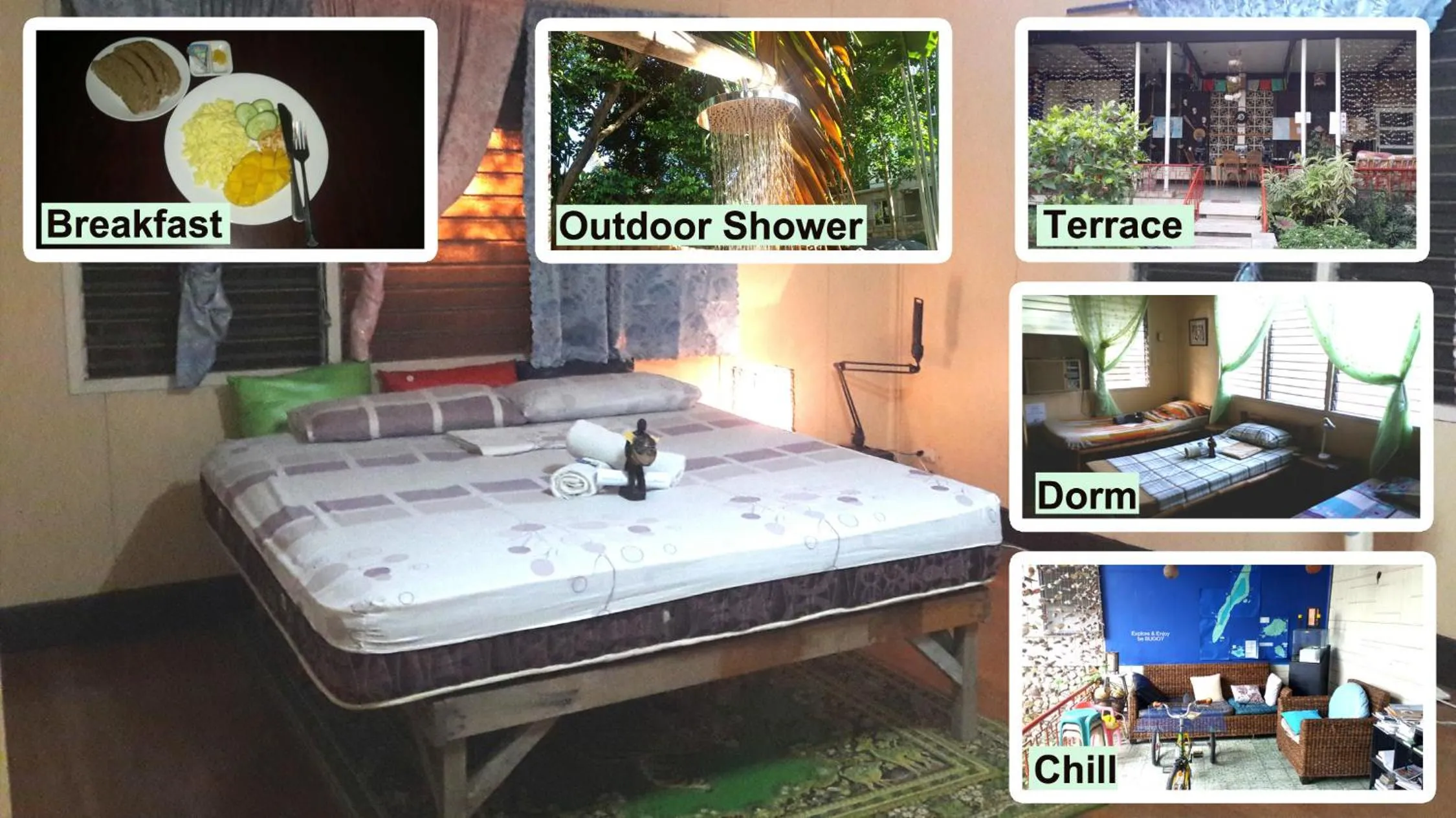 Bed in Bugoy Bikers Hostel