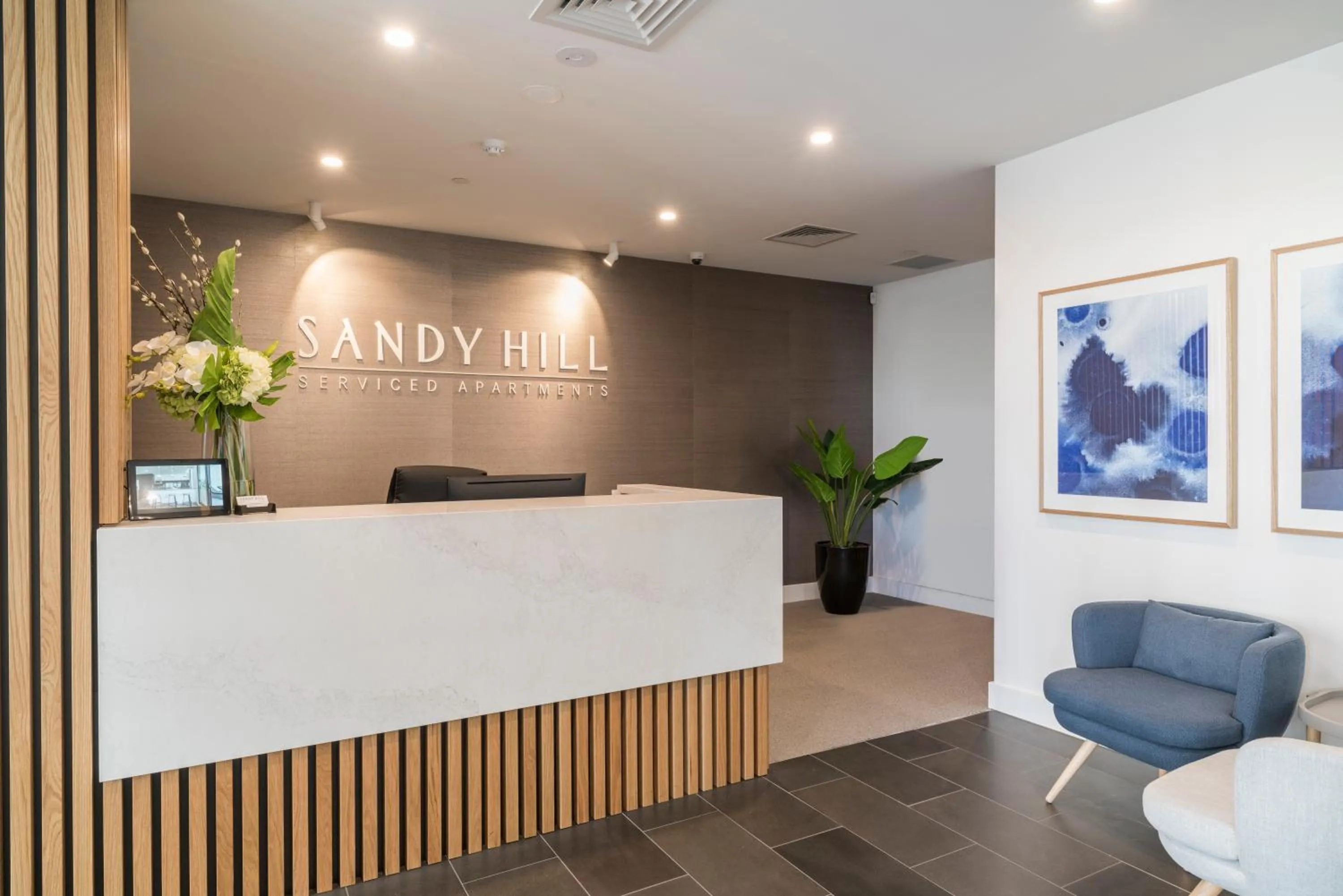Lobby or reception in Caroline Serviced Apartments Sandringham