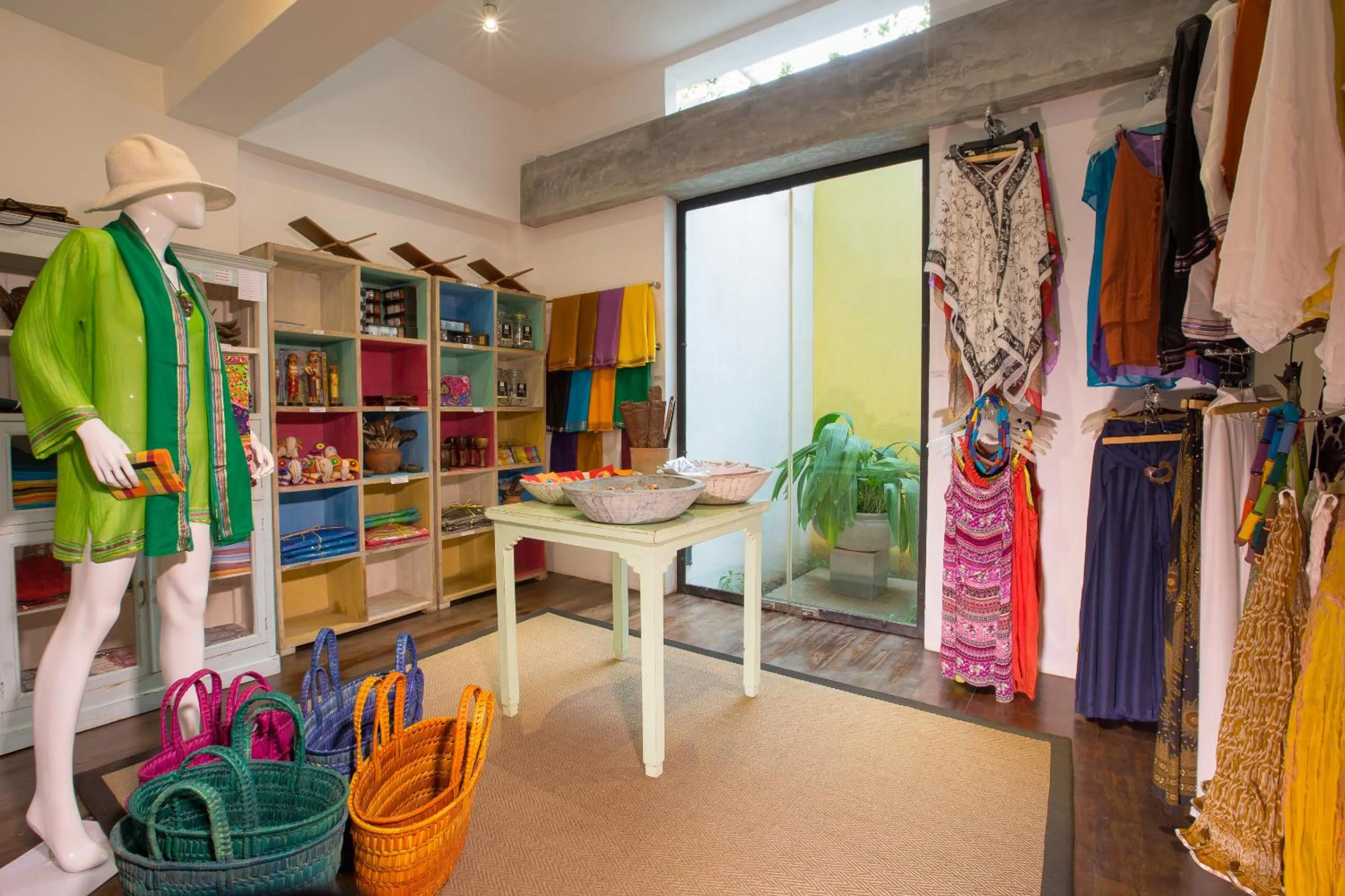 On-site shops in Sri Sharavi Beach Villas & Spa - with 43 metre saltwater infinity pool