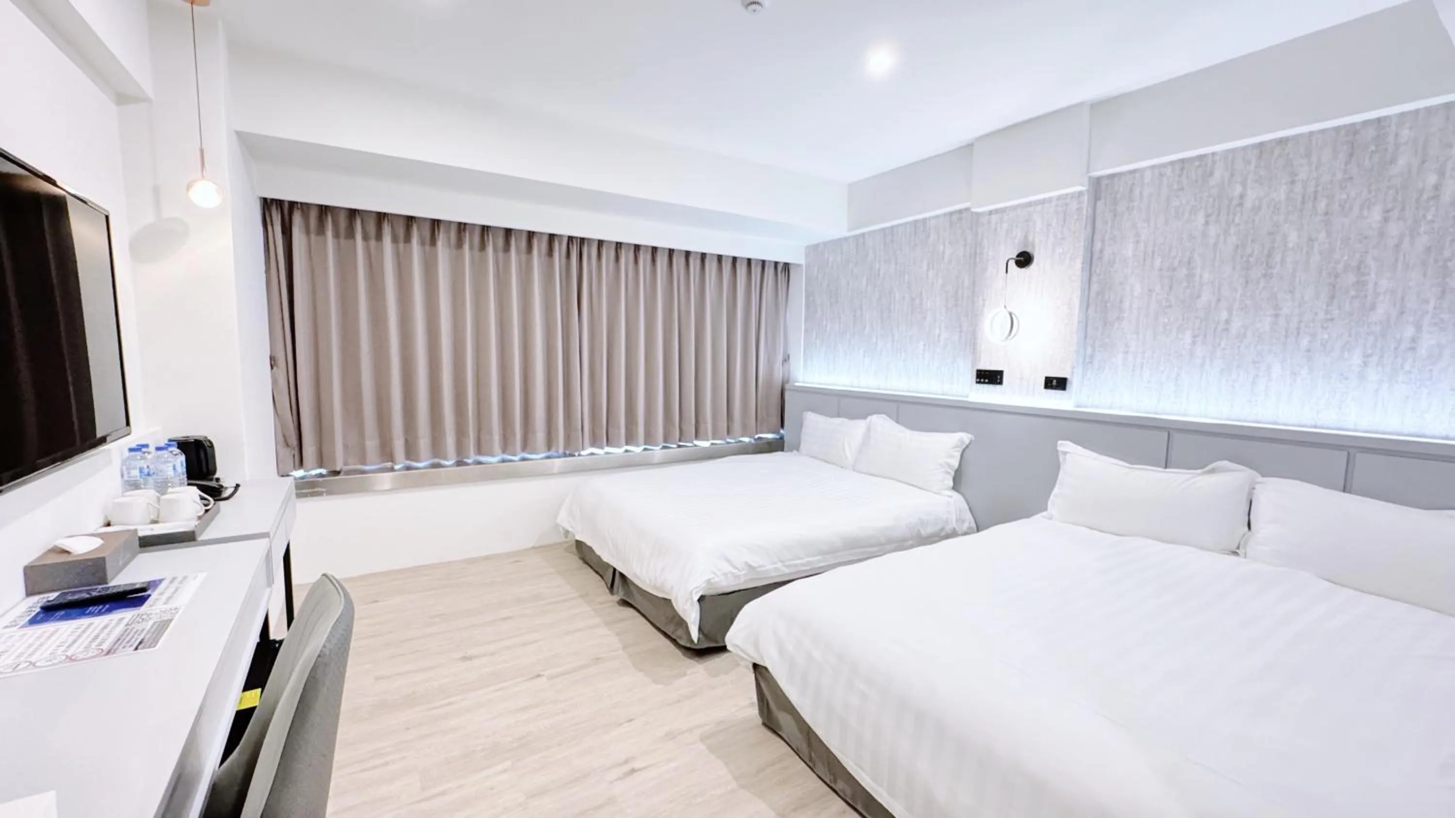 Bed in Yoai Mountain Roam Hotel