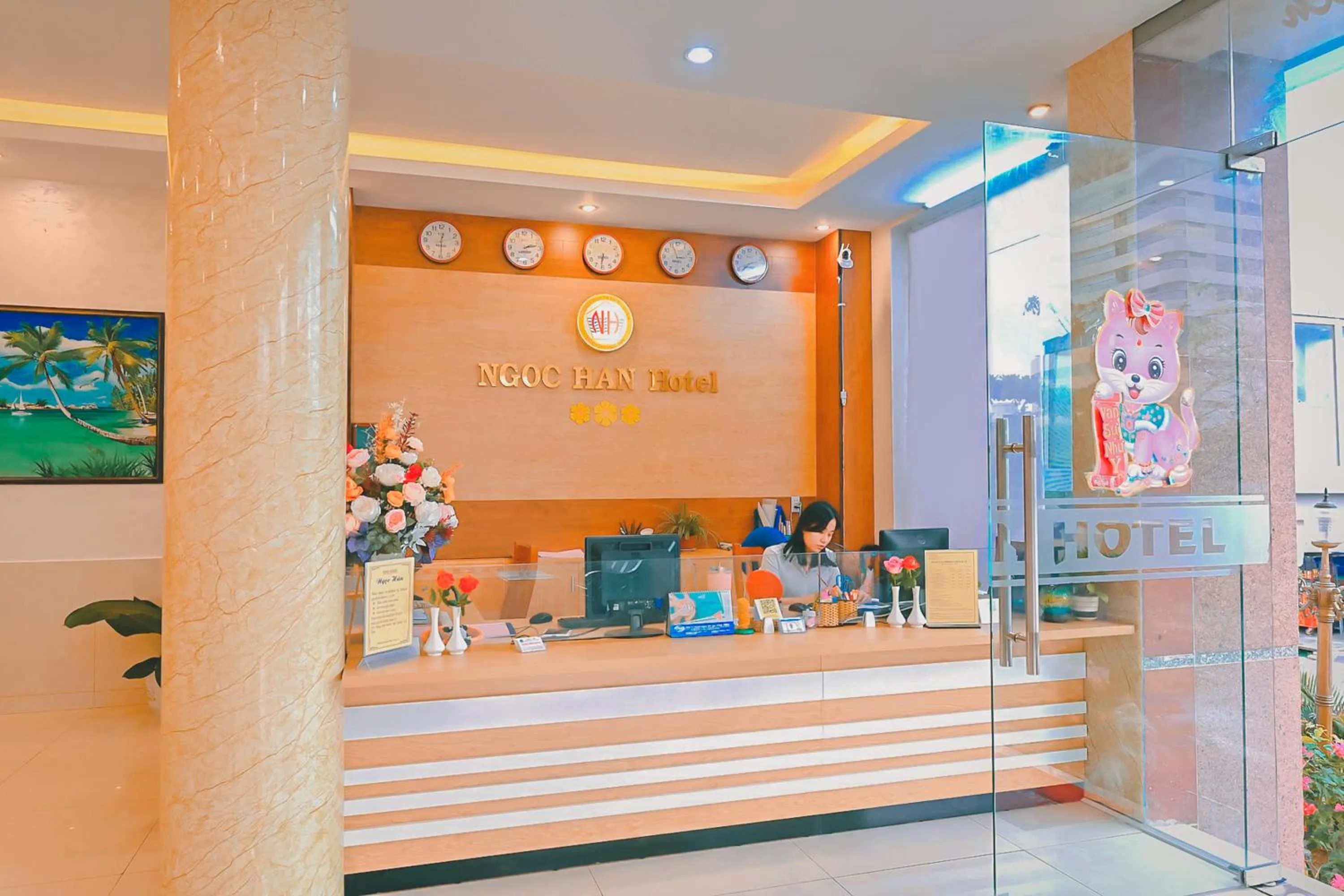 Lobby or reception in Ngọc Hân Hotel By The Moment