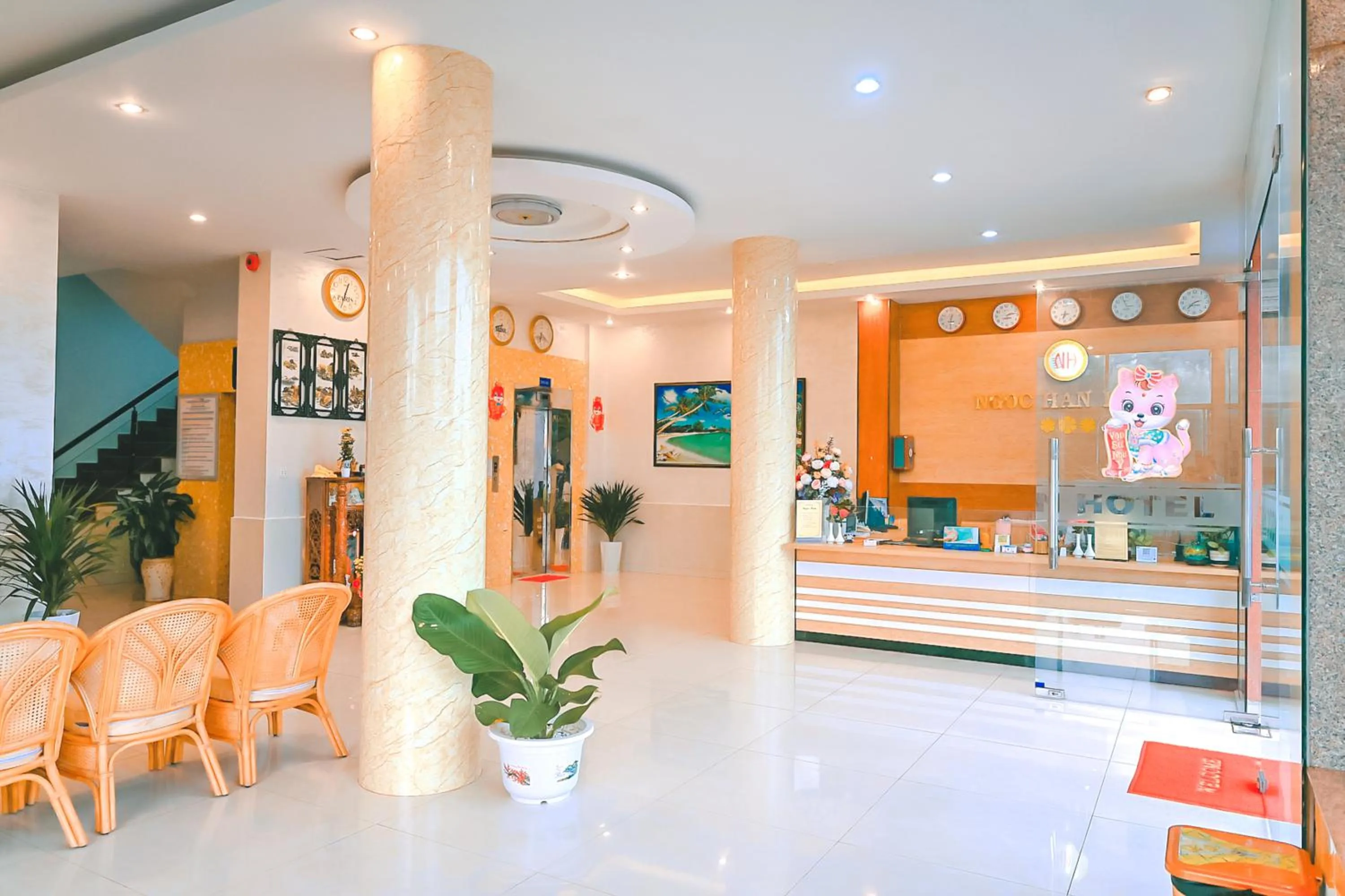 Lobby or reception in Ngọc Hân Hotel By The Moment