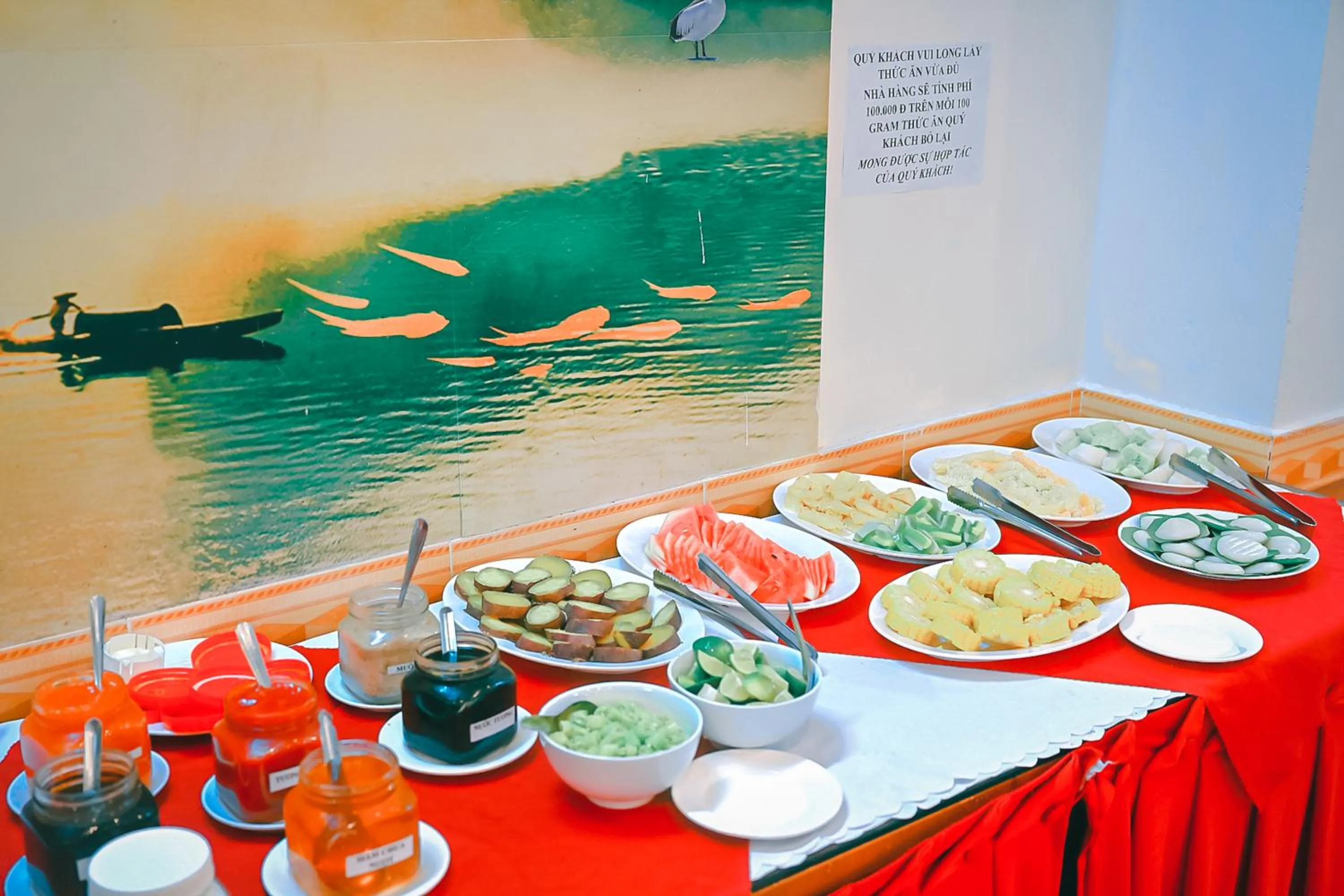 Food and drinks in Ngọc Hân Hotel By The Moment