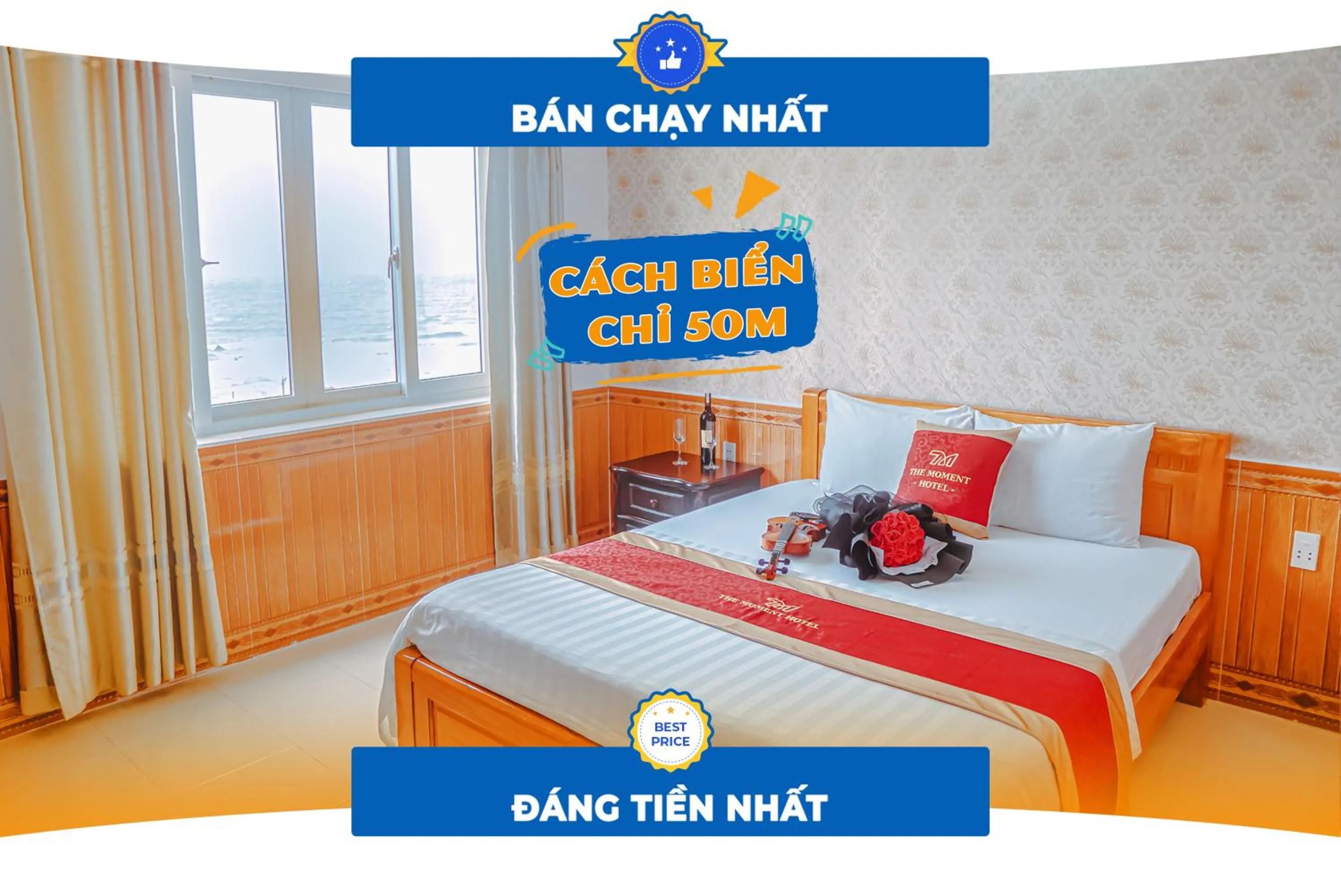 Property logo or sign, Bed in Ngọc Hân Hotel By The Moment