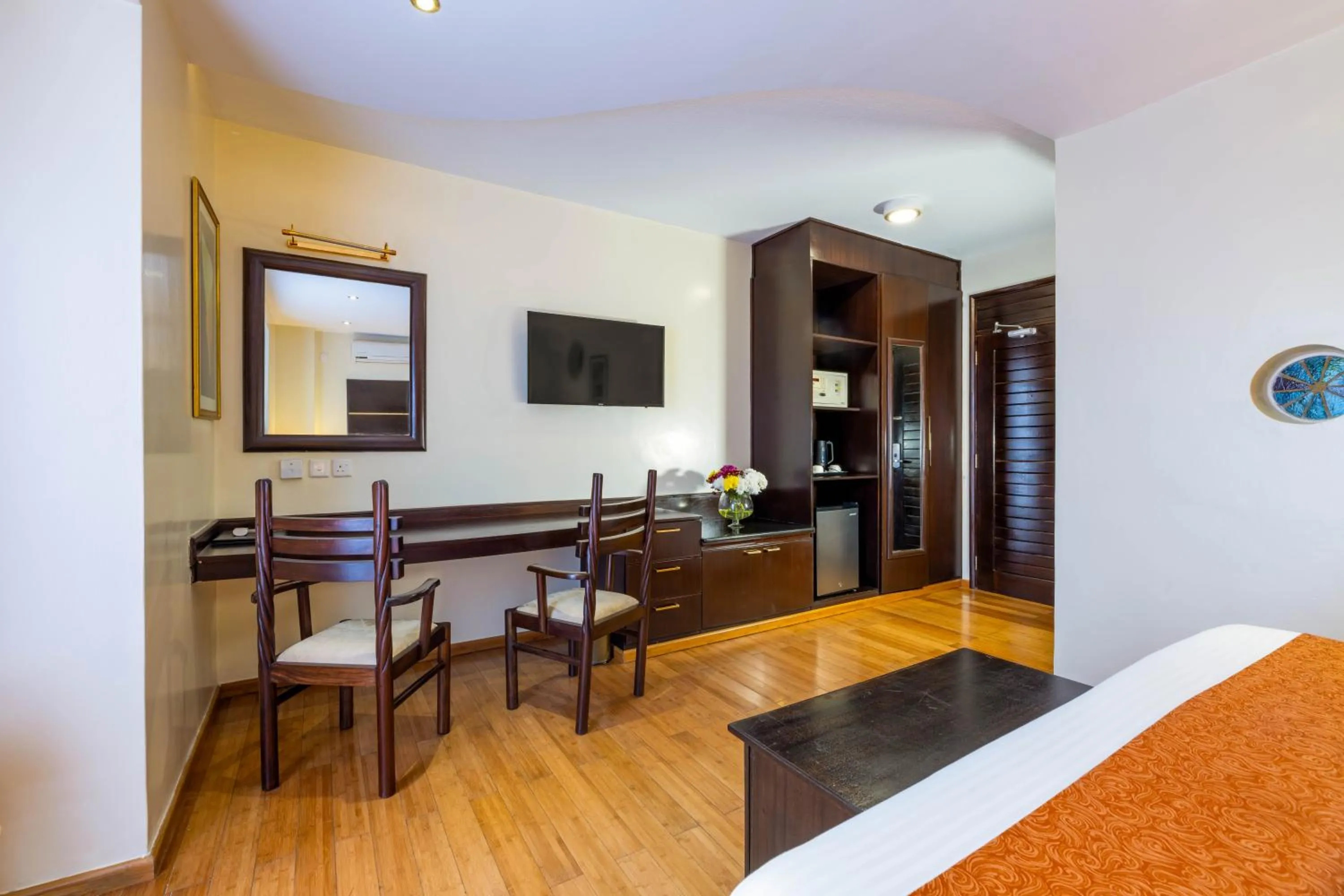 Seating area in The Monarch Hotel