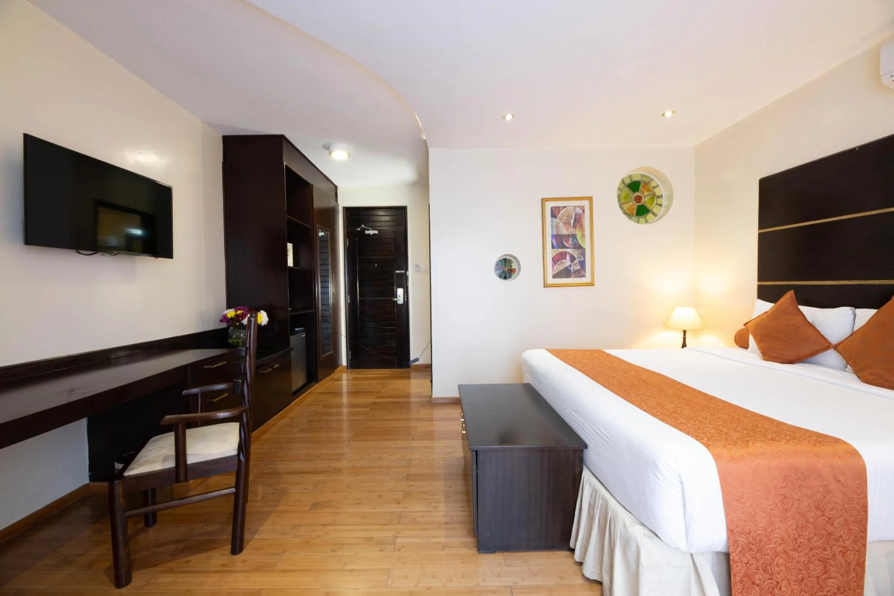 Bed in The Monarch Hotel