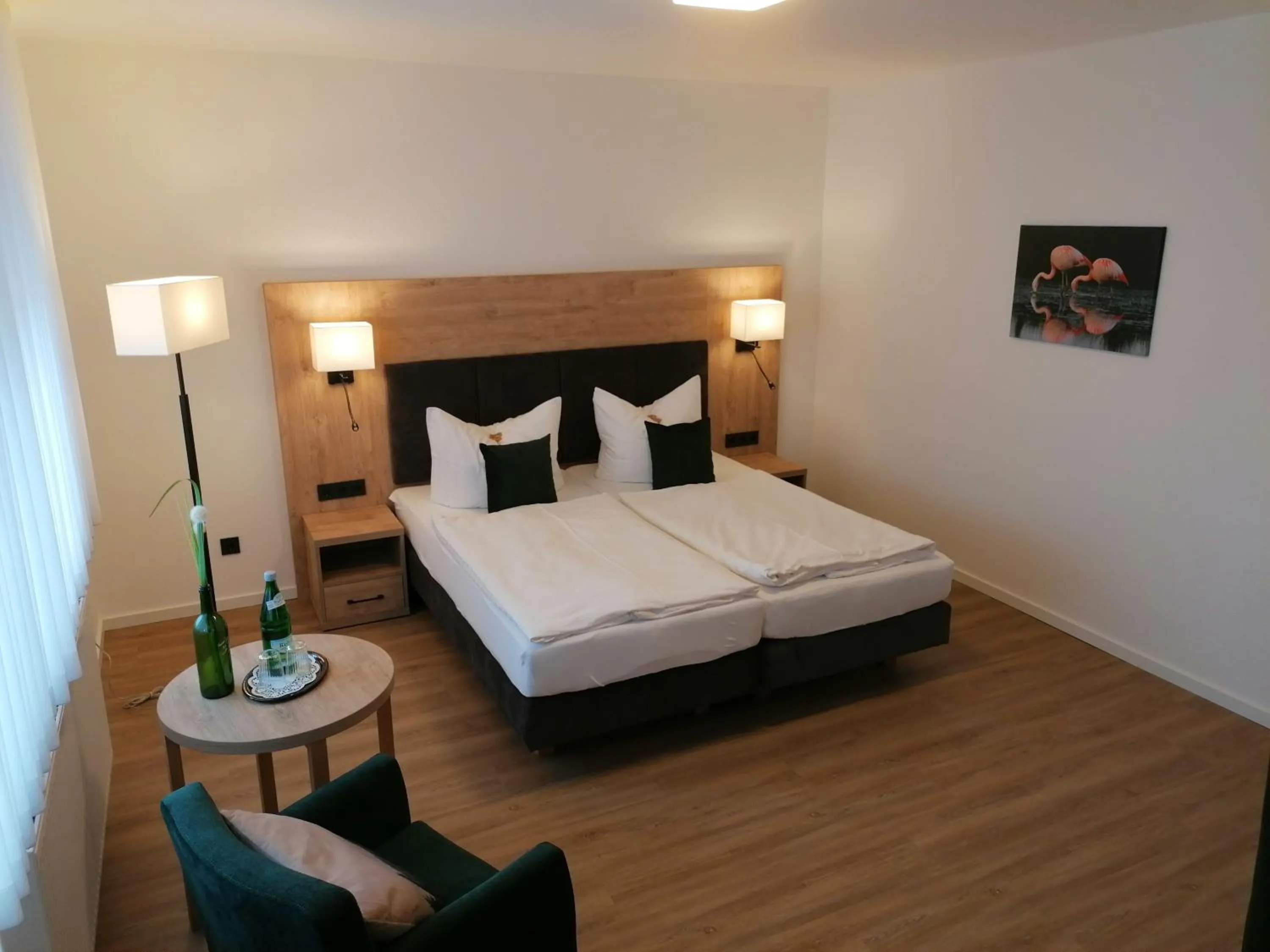 Photo of the whole room, Bed in Hotel Zum Jägerhaus