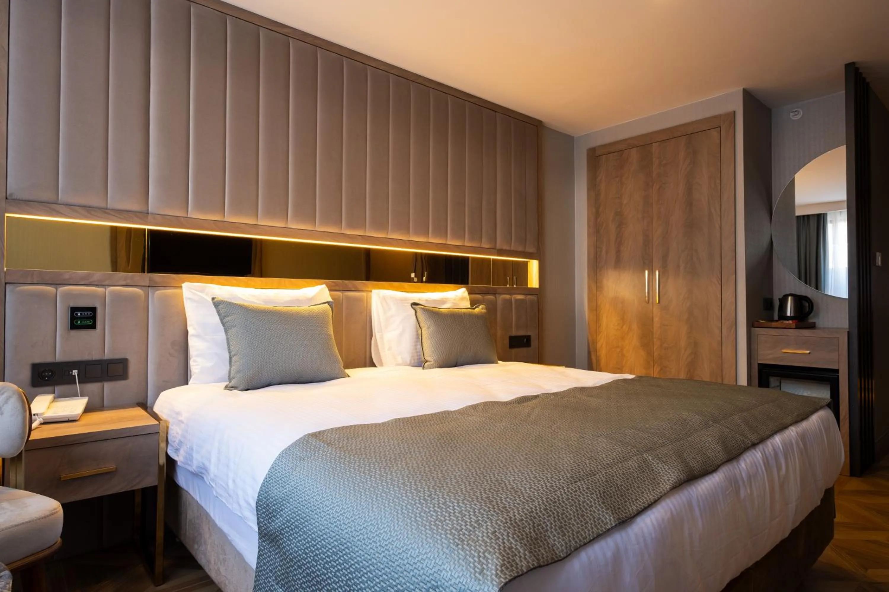 Bed in Buke Hotel Bomonti