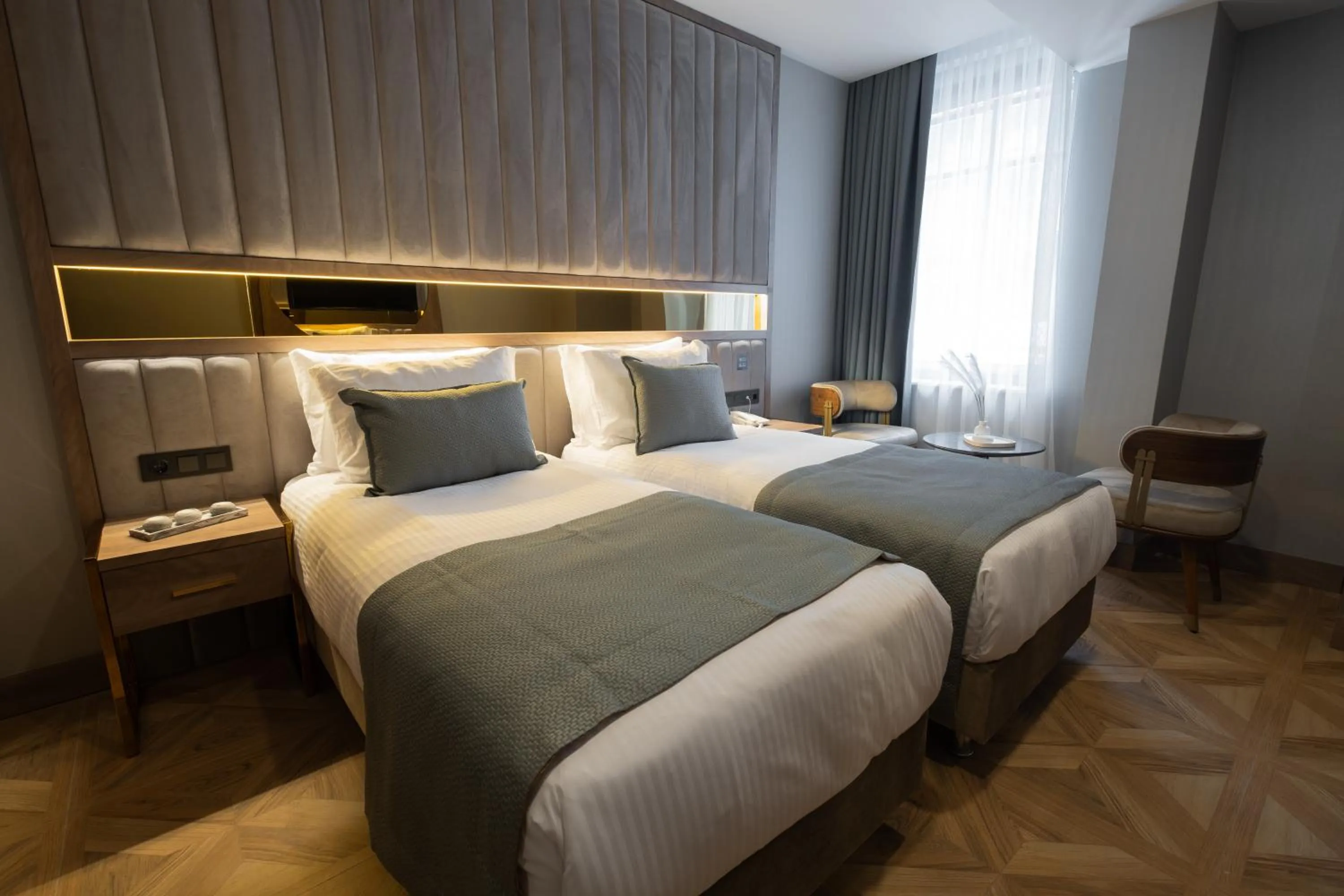 Bed in Buke Hotel Bomonti