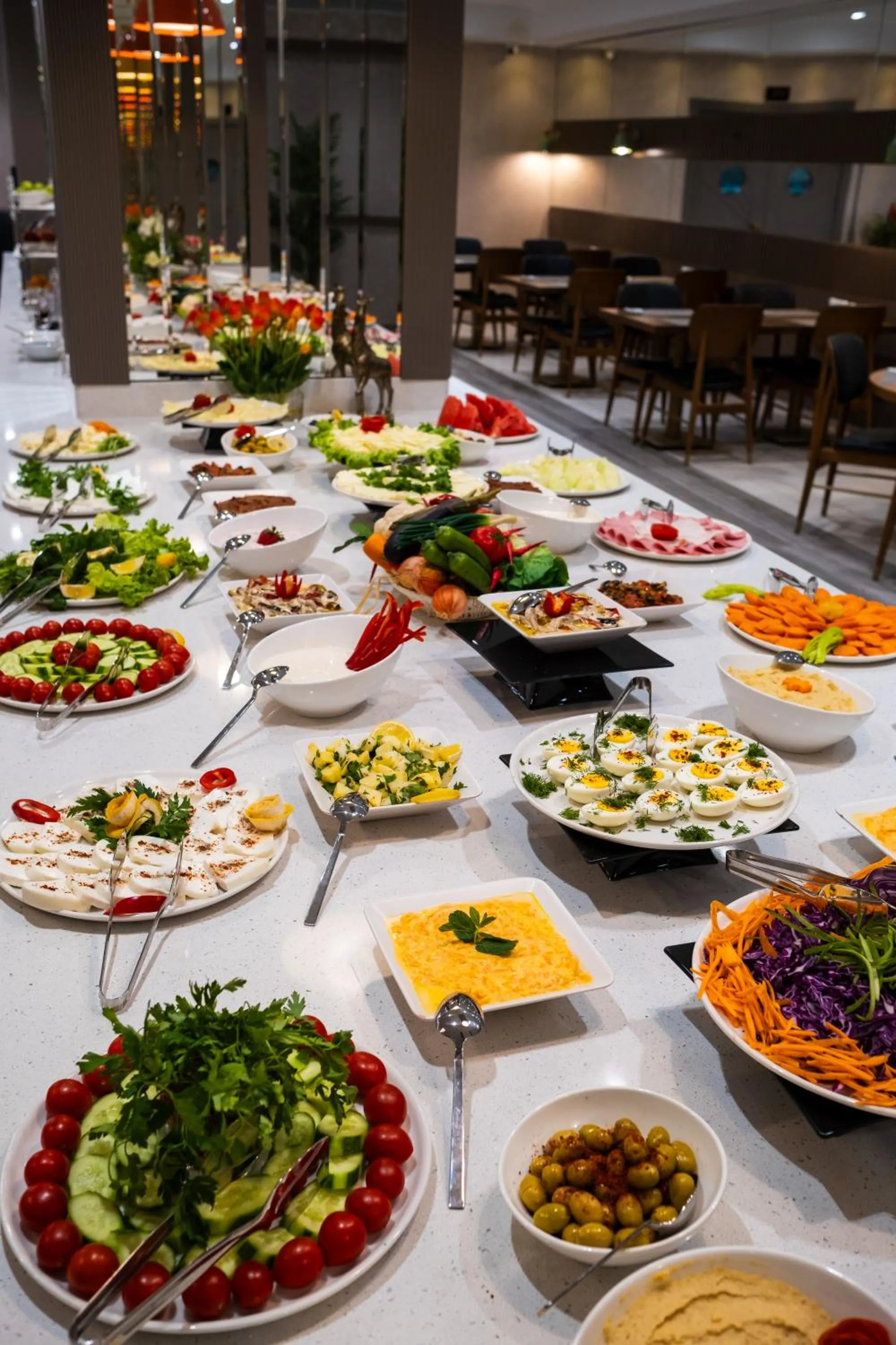 Buffet breakfast in Buke Hotel Bomonti