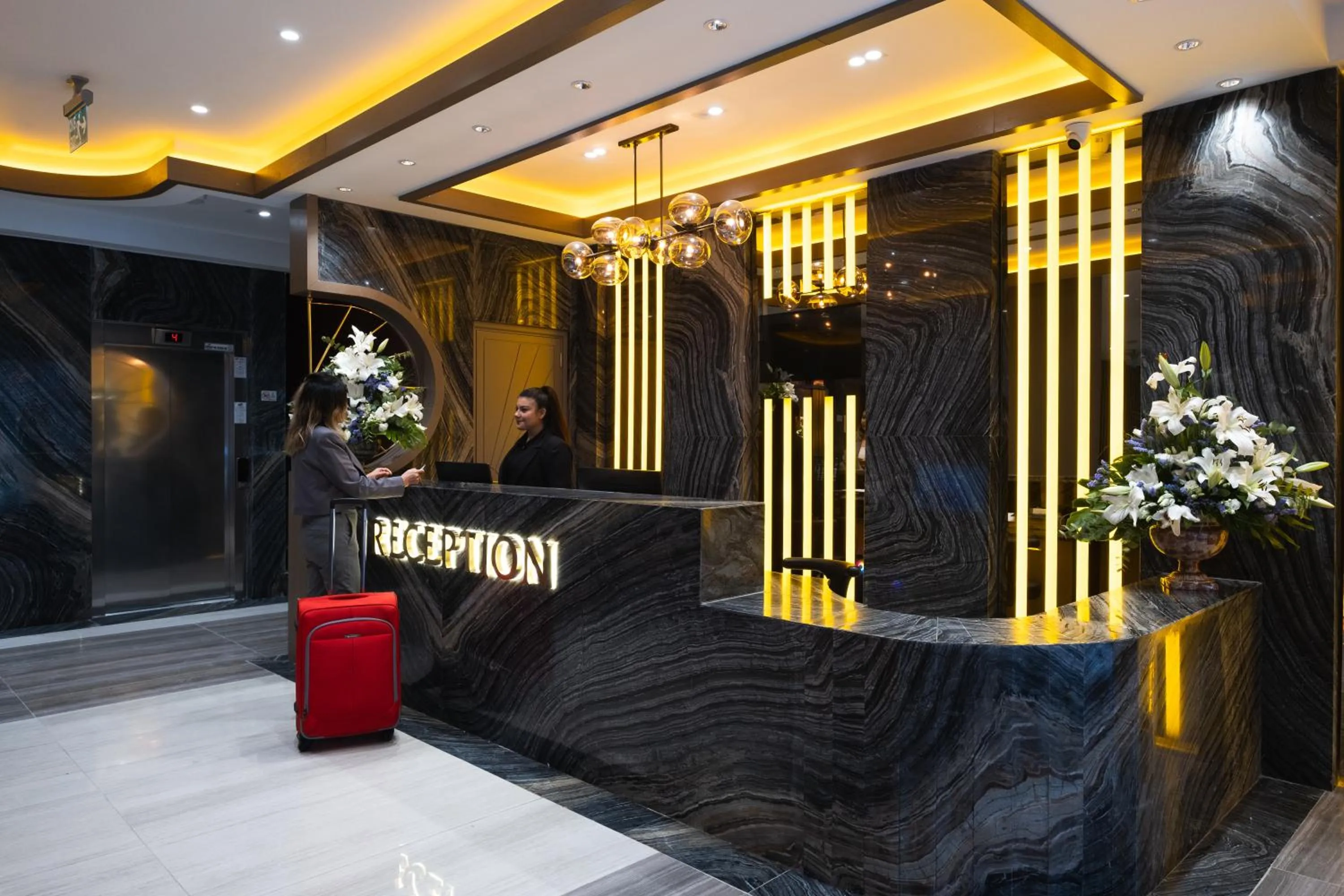 Lobby or reception in Buke Hotel Bomonti