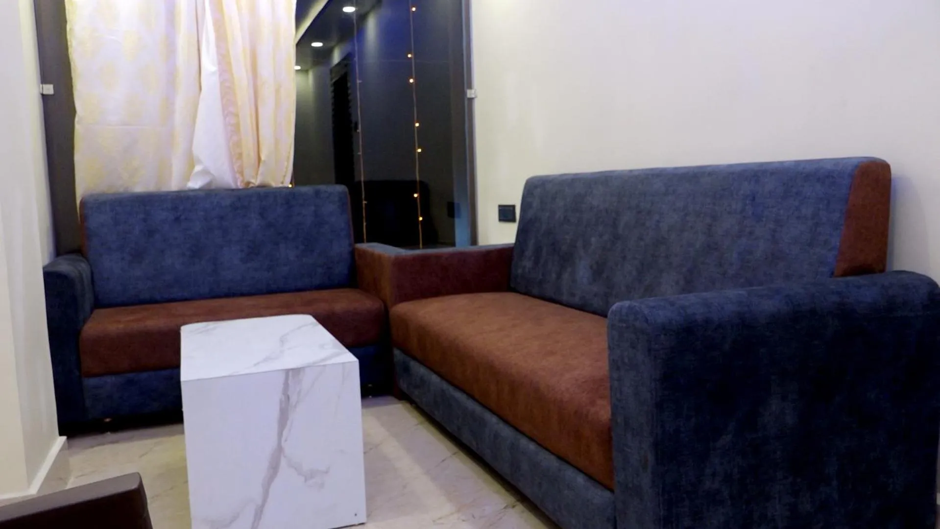 Seating area in Hotel Asha Inn