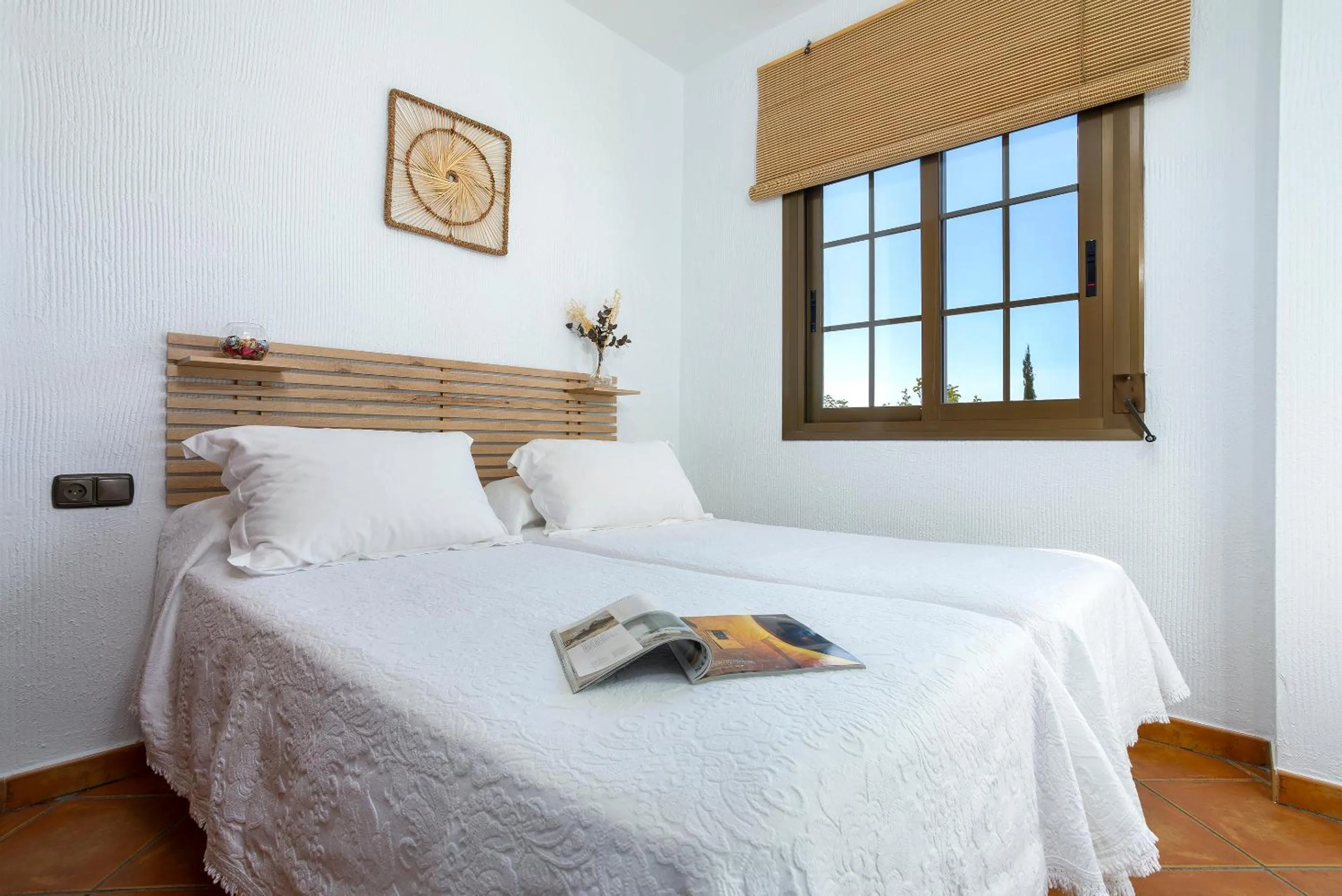 Bed in Hotel Rural Sierra Tejeda