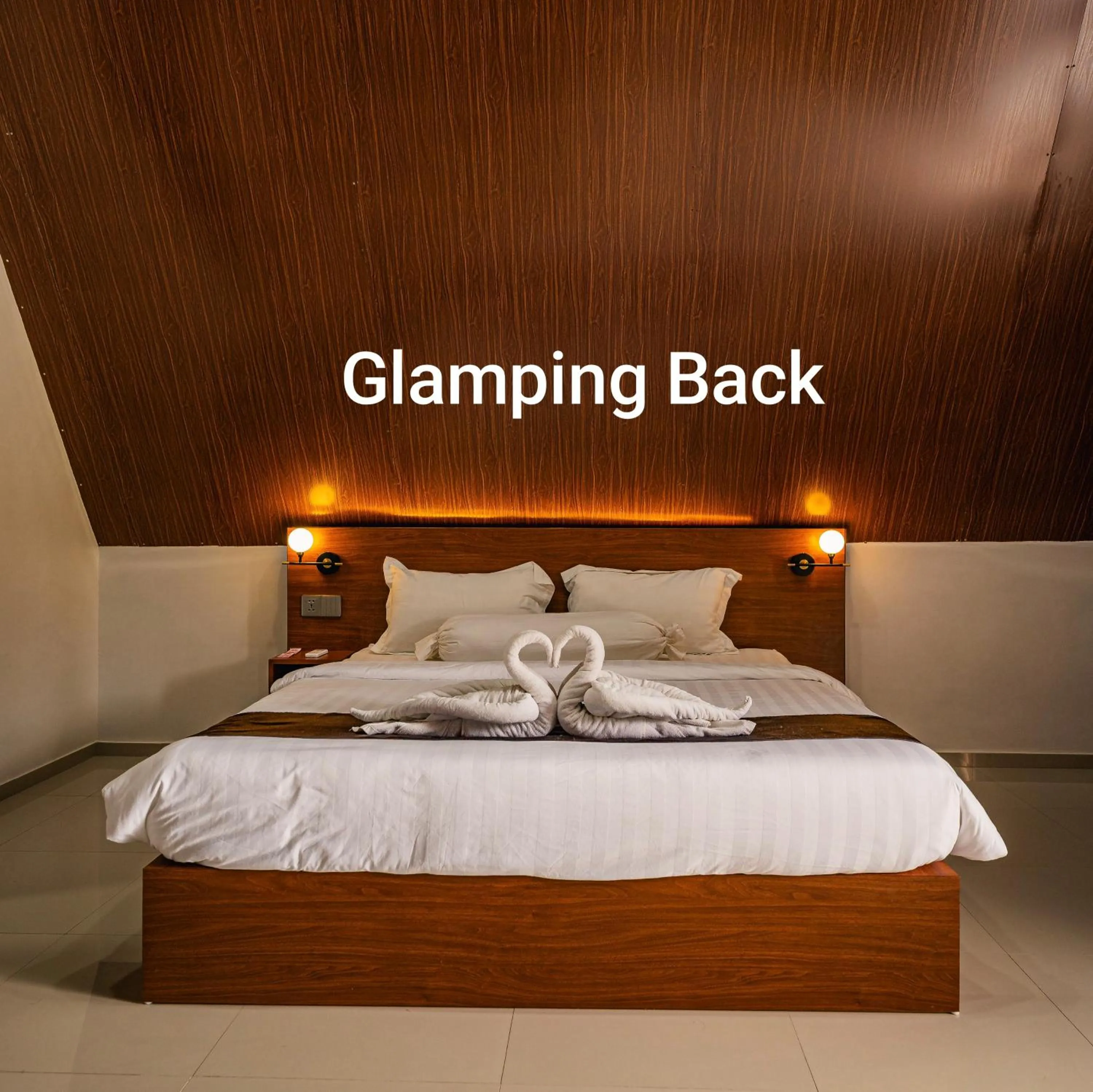 Bed in Kawaland glamping resort