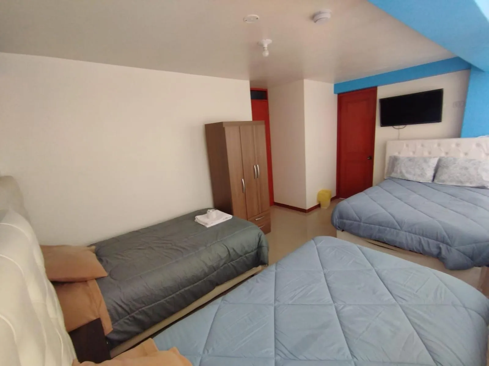 Bed in hotel plaza chinchero