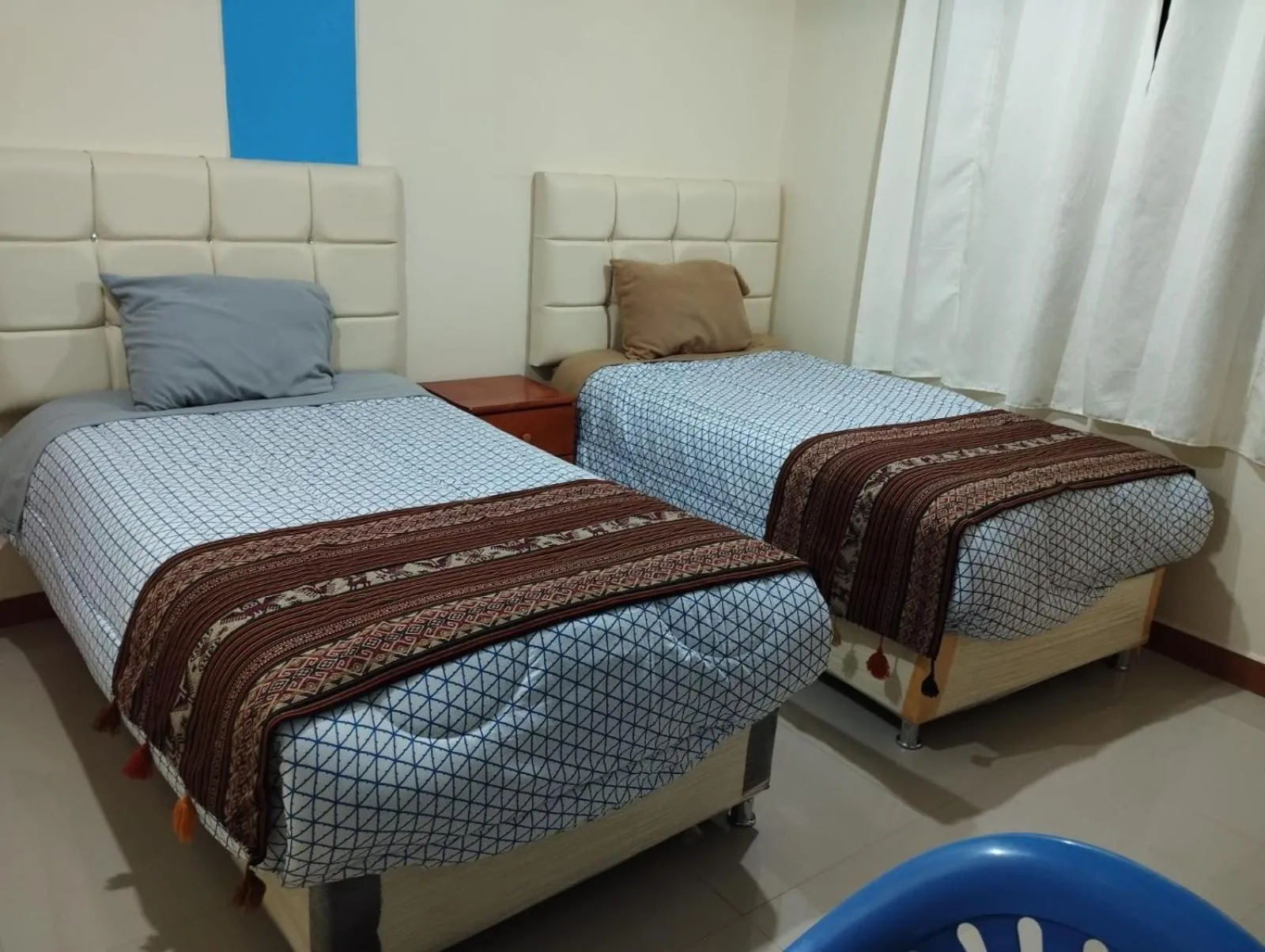 Bed in hotel plaza chinchero