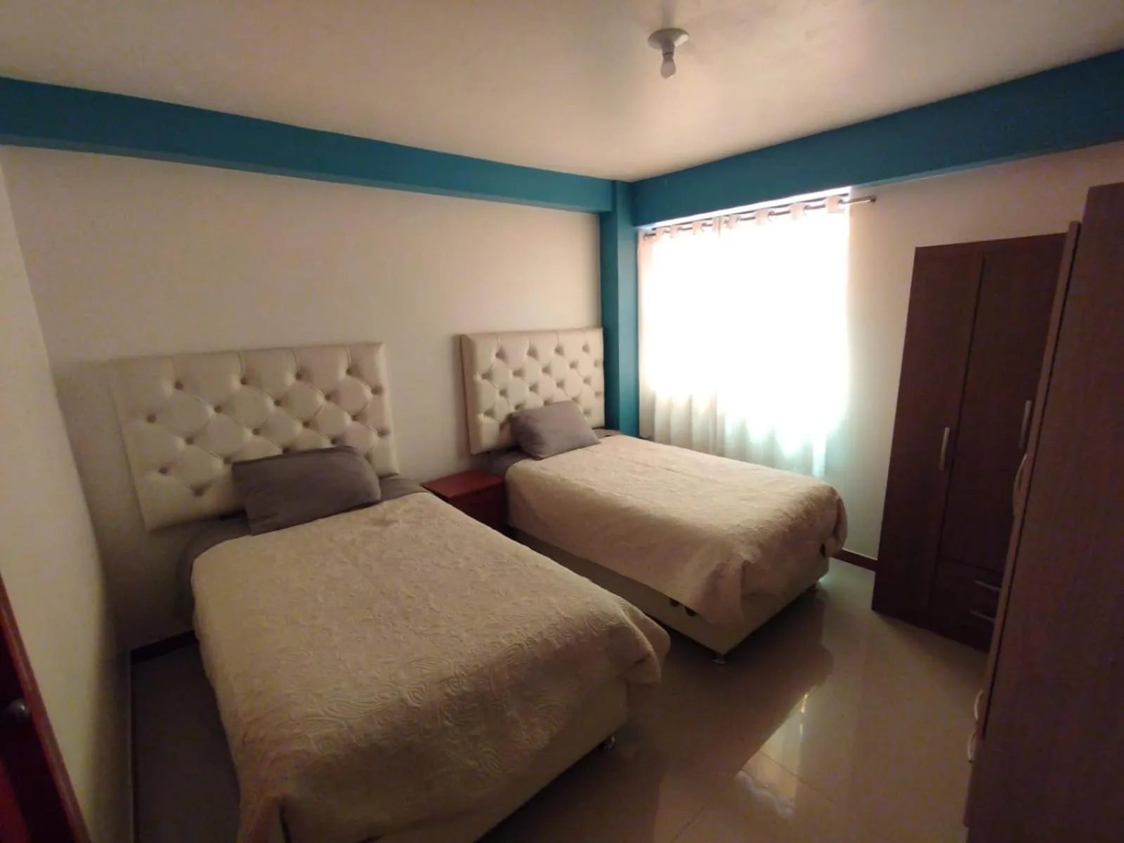 Bed in hotel plaza chinchero
