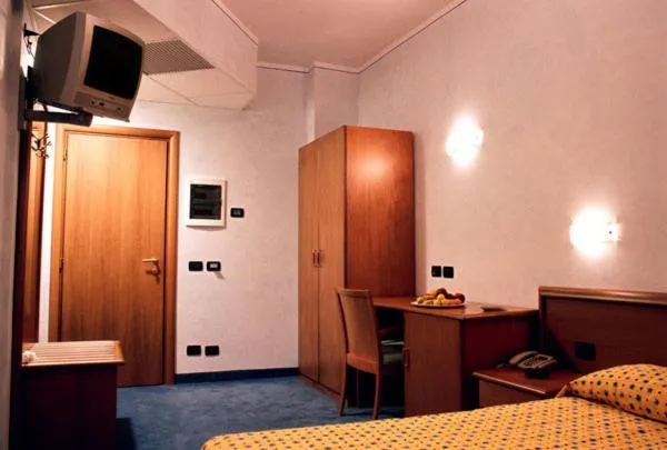 Decorative detail, Bed in Hotel Italia