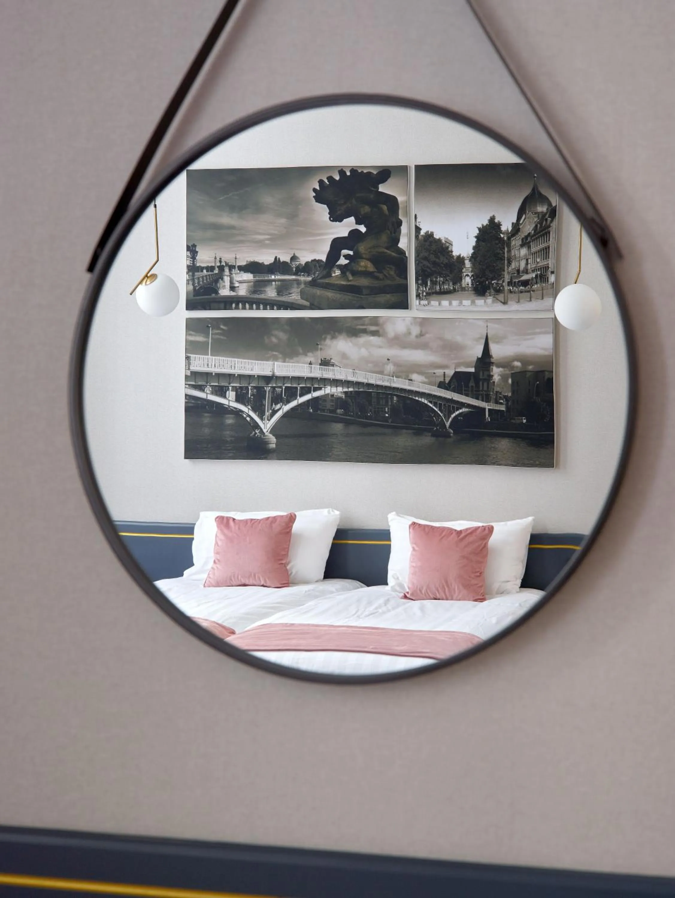 Decorative detail in Amosa Liège City Centre Hotel