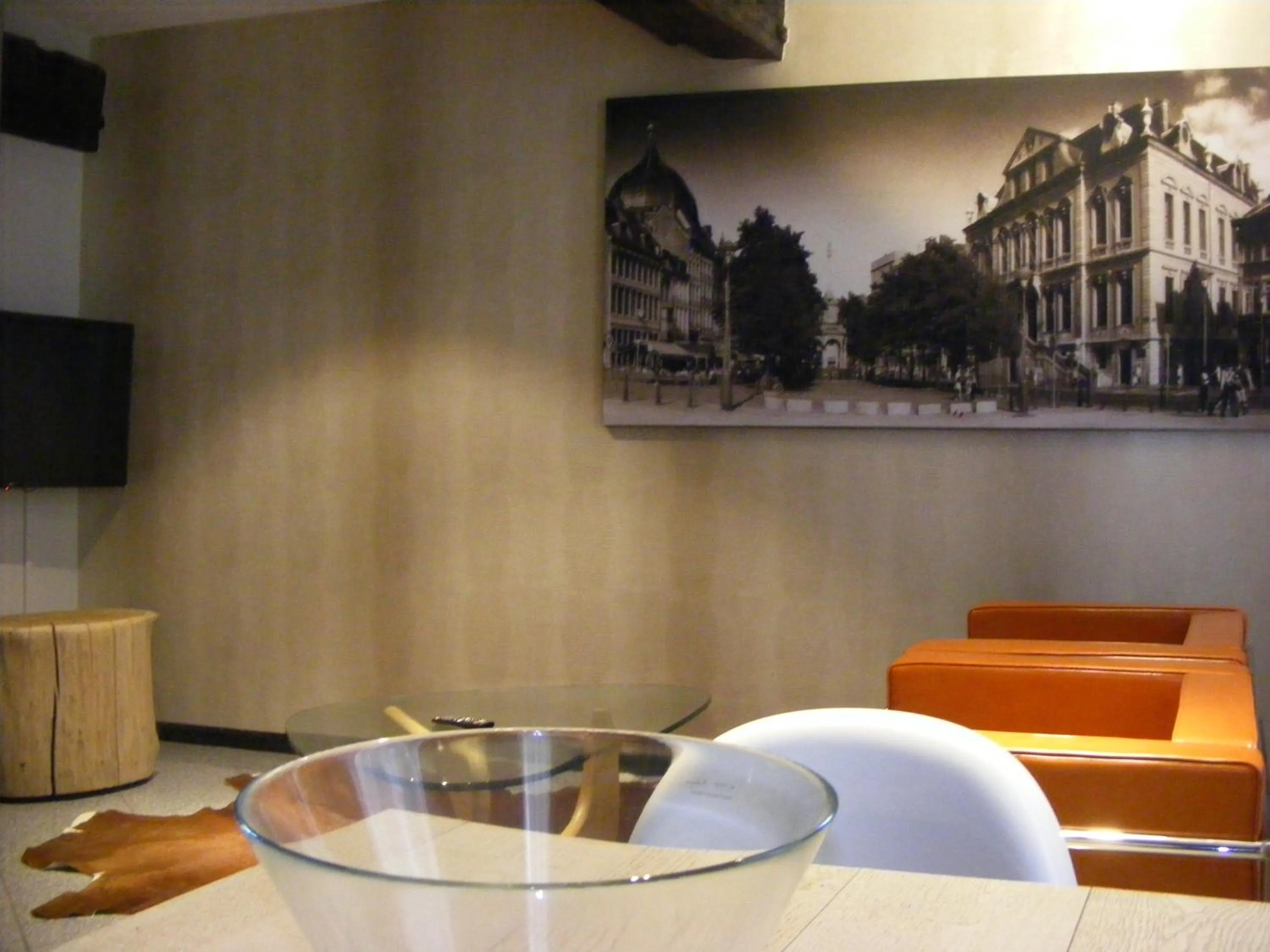 Seating area in Amosa Liège City Centre Hotel