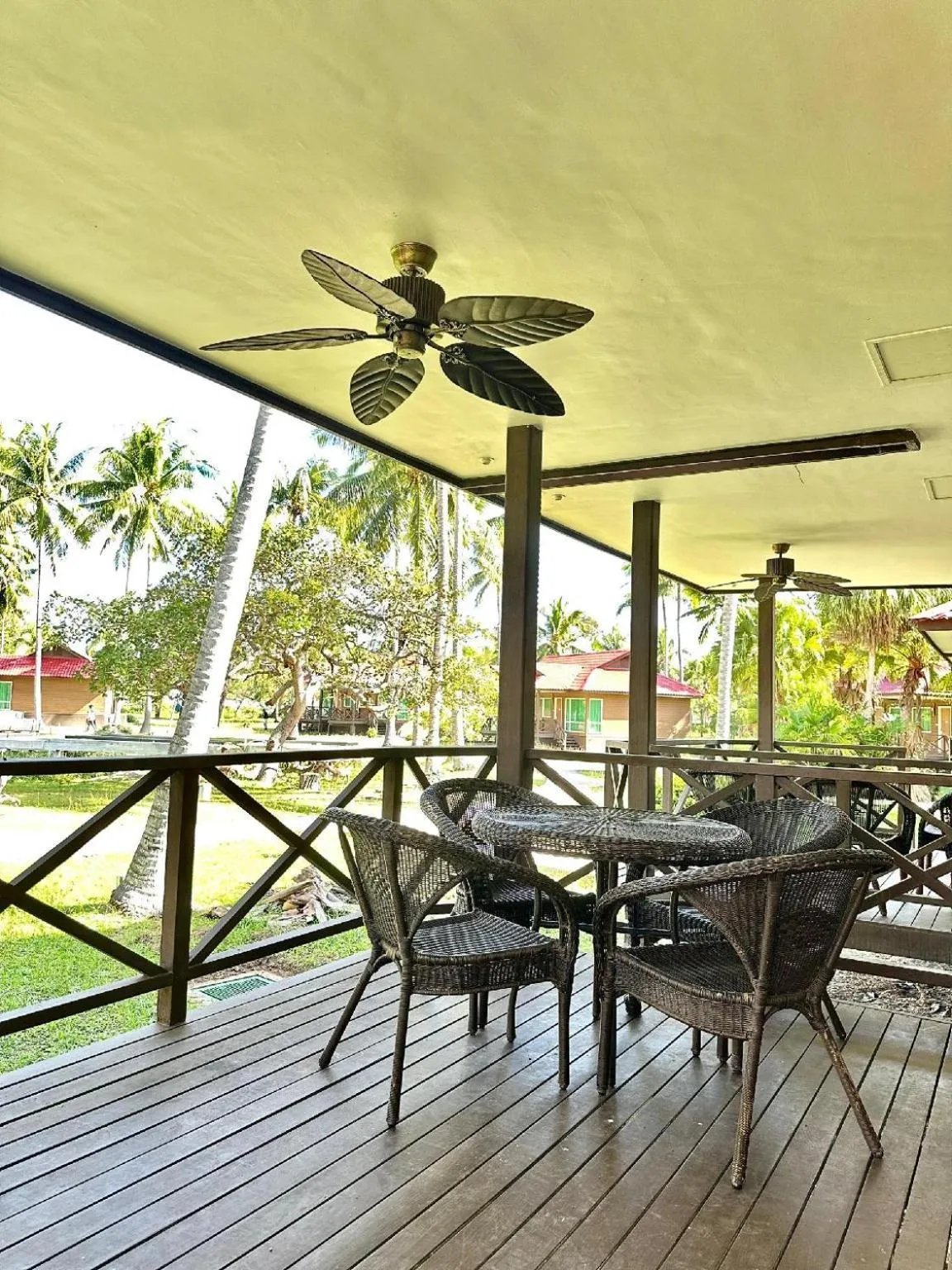 Seating area in Borneo Beach & Mangrove Resort