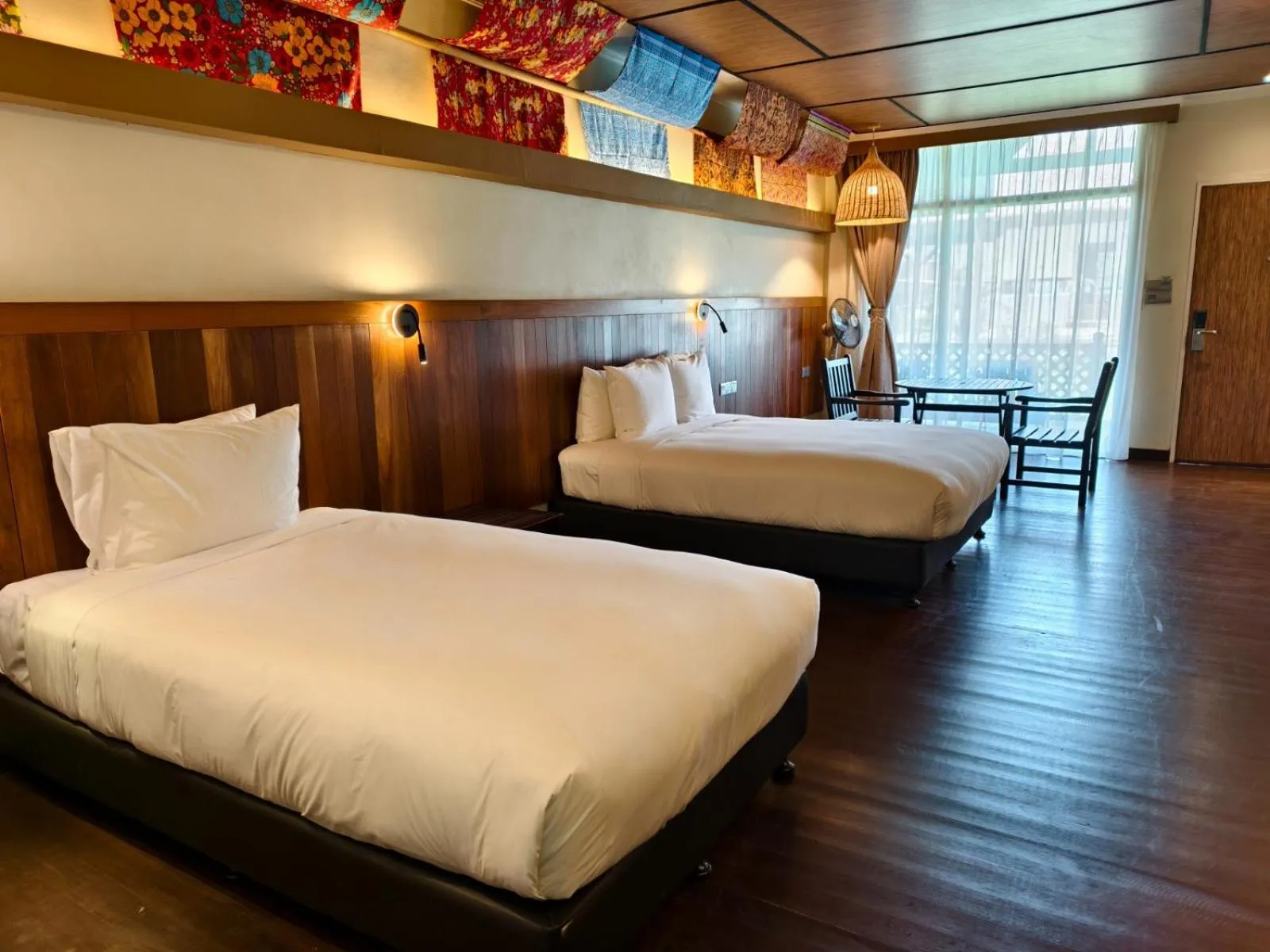 Bed in Borneo Beach & Mangrove Resort