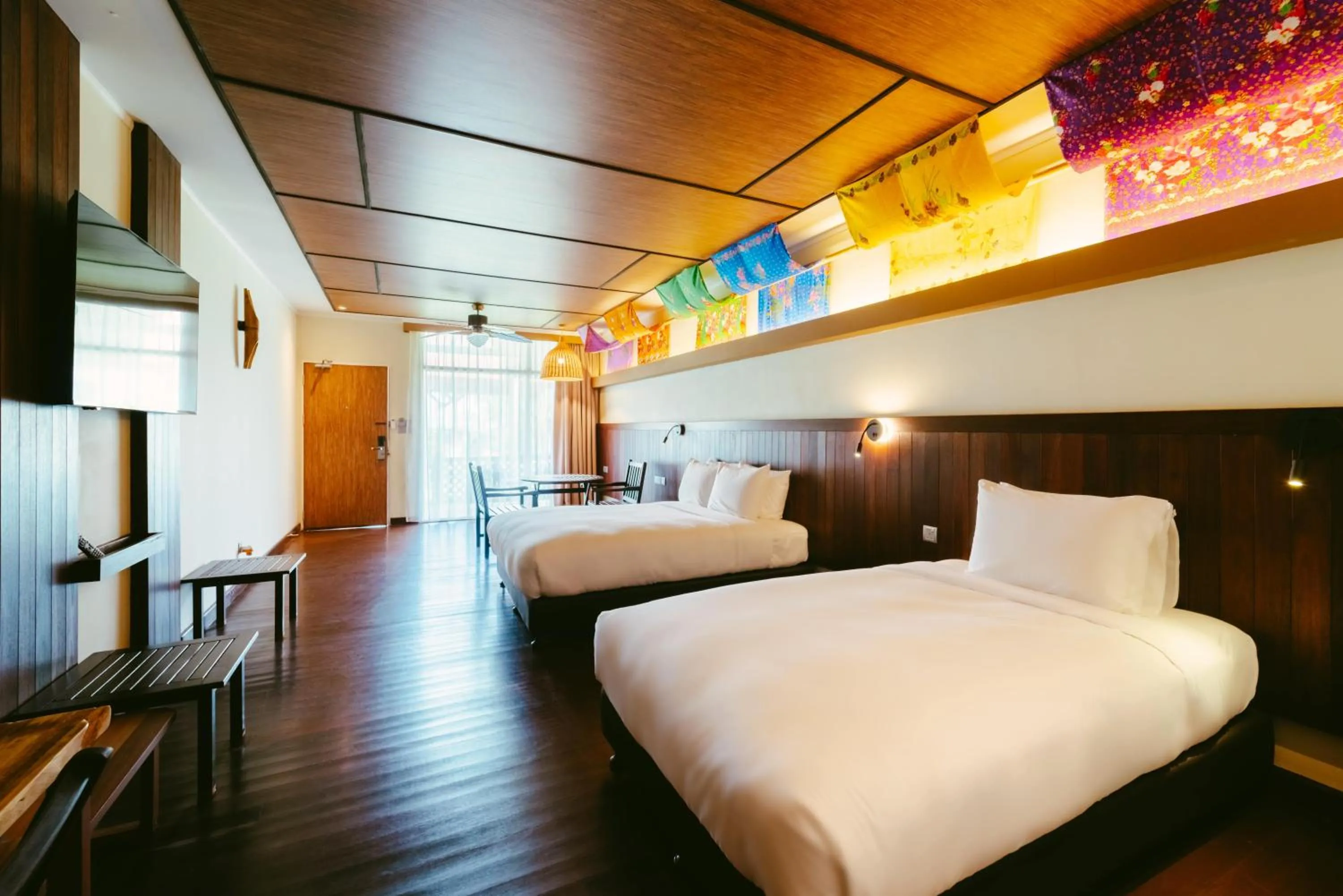 Bed in Borneo Beach & Mangrove Resort