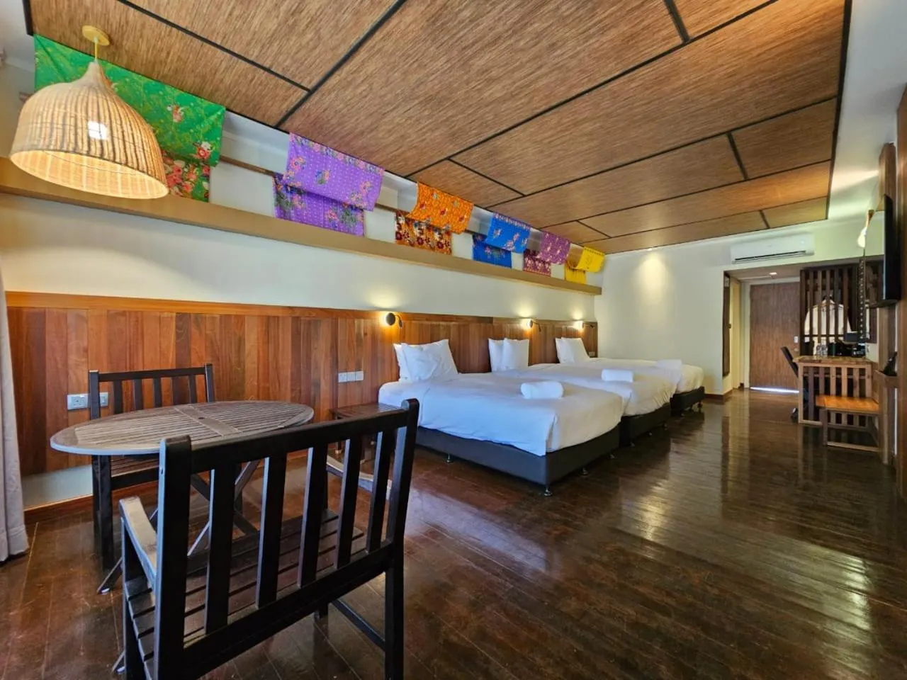 Bed in Borneo Beach & Mangrove Resort